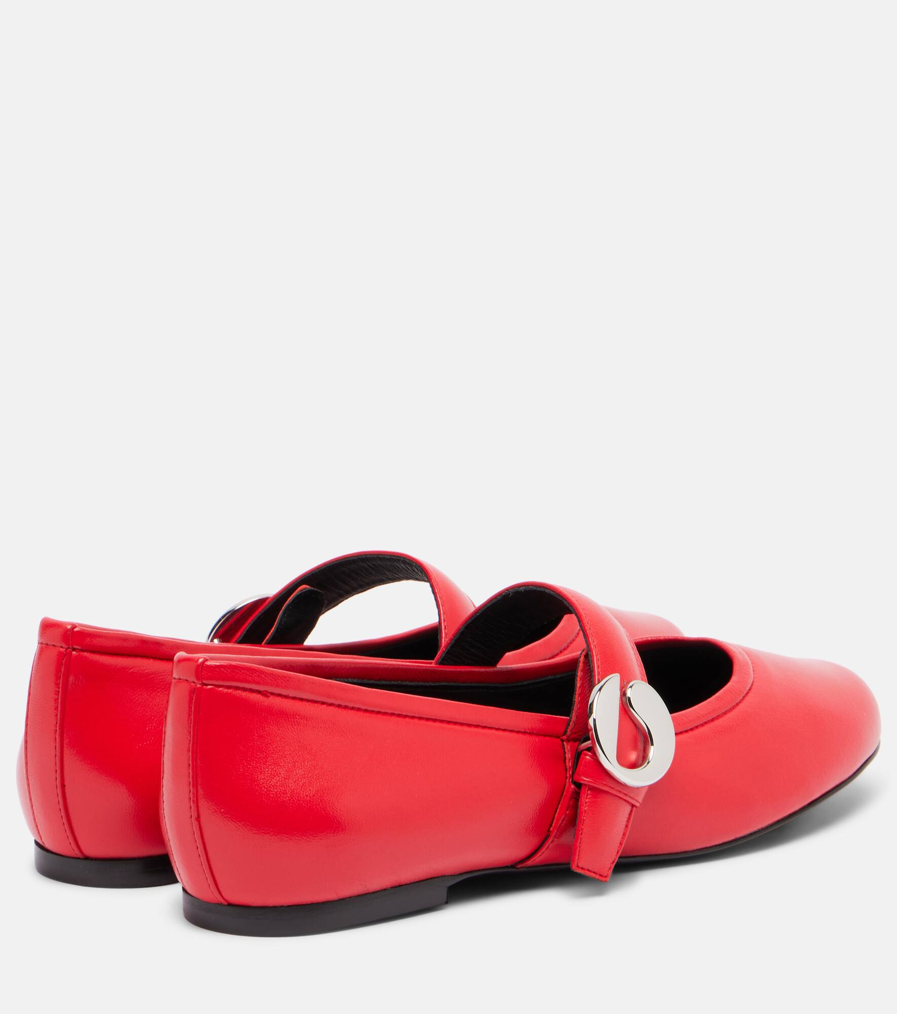 Belt leather Mary Jane flats - 2