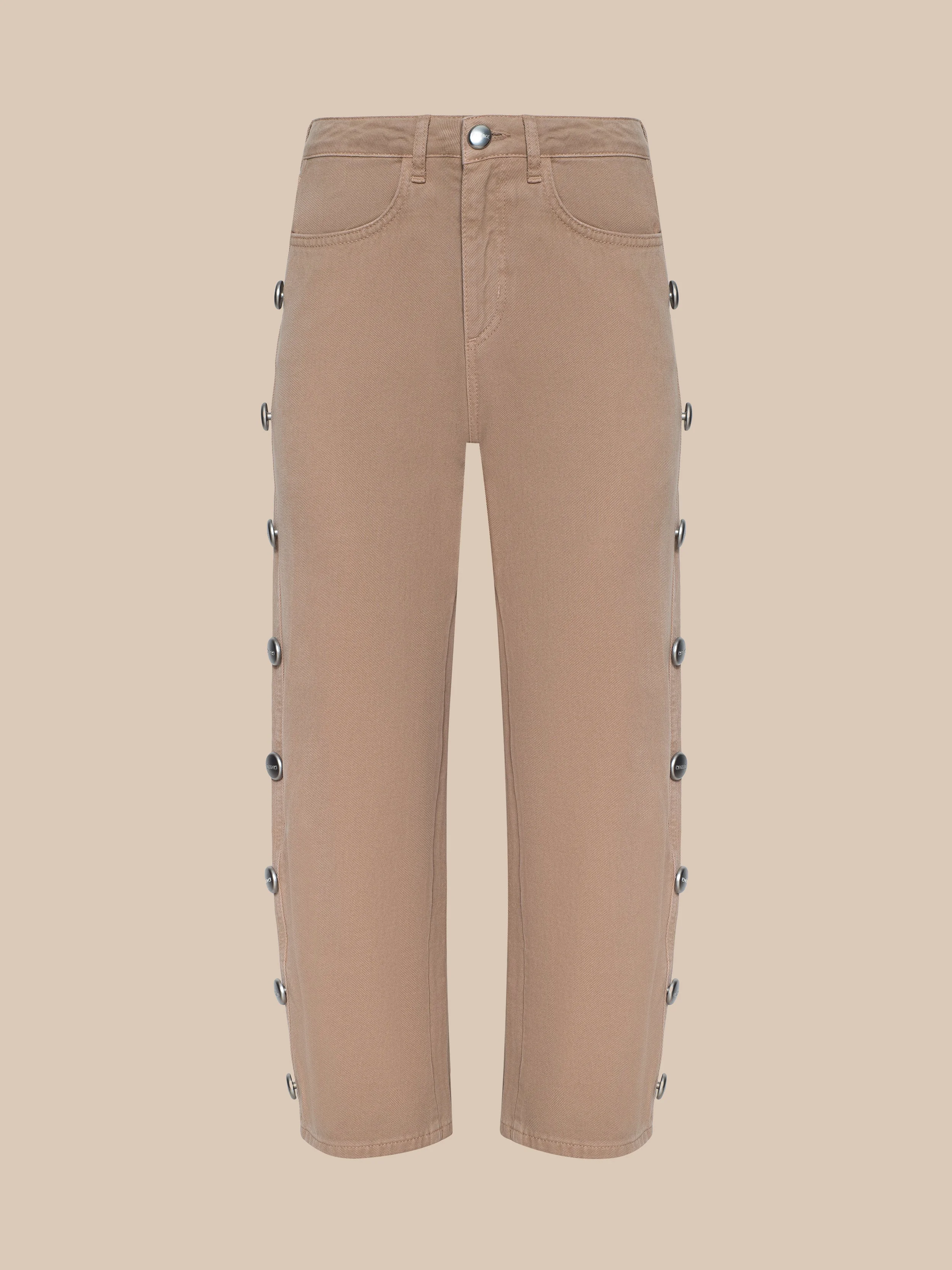 Mallis Studded Bow-Leg Jean - 1