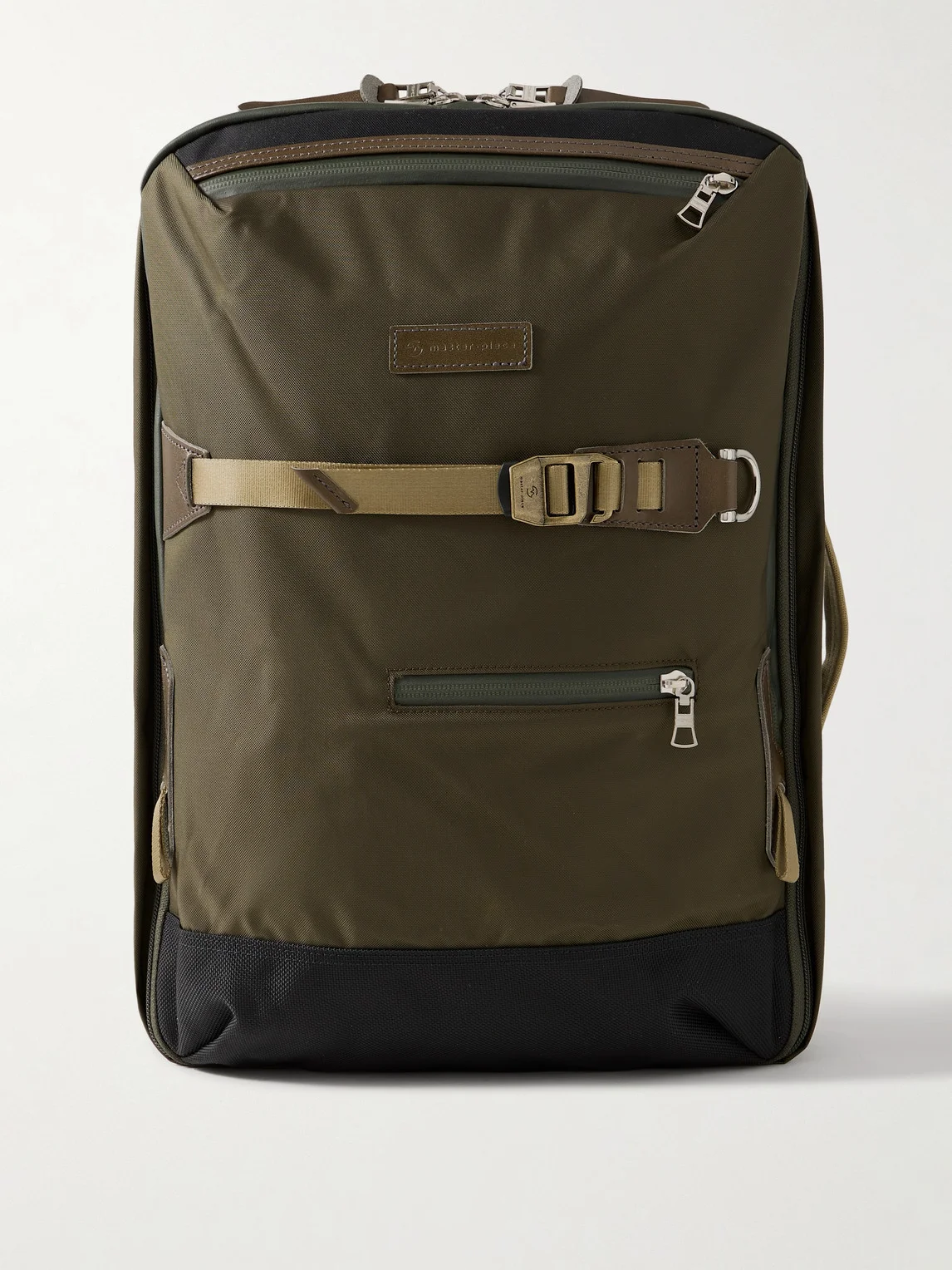 Potential 2-Way Leather and Webbing-Trimmed CORDURA® MasterTeX Backpack - 1