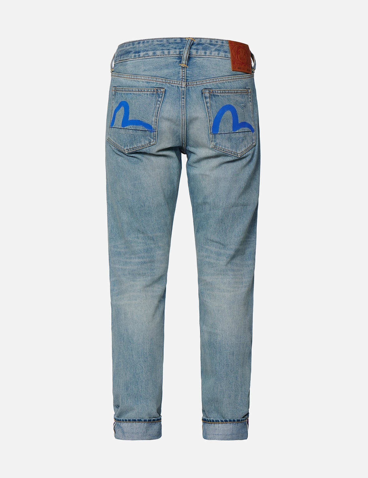 SEAGULL PRINT CARROT-FIT JEANS #2017 - 2