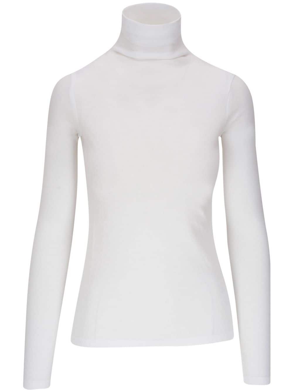 roll-neck Pima-cotton top - 1