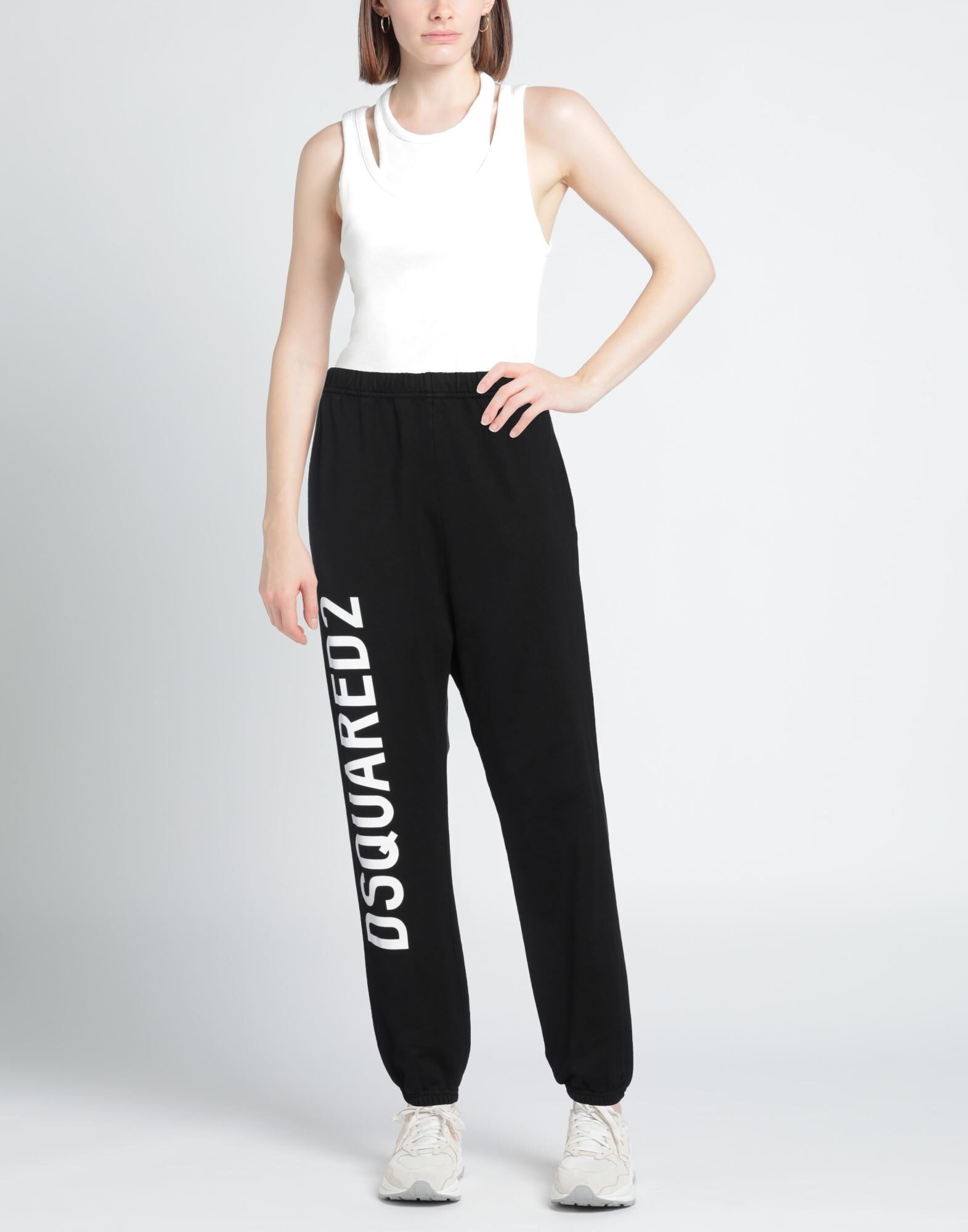 Black Women's Casual Pants - 2