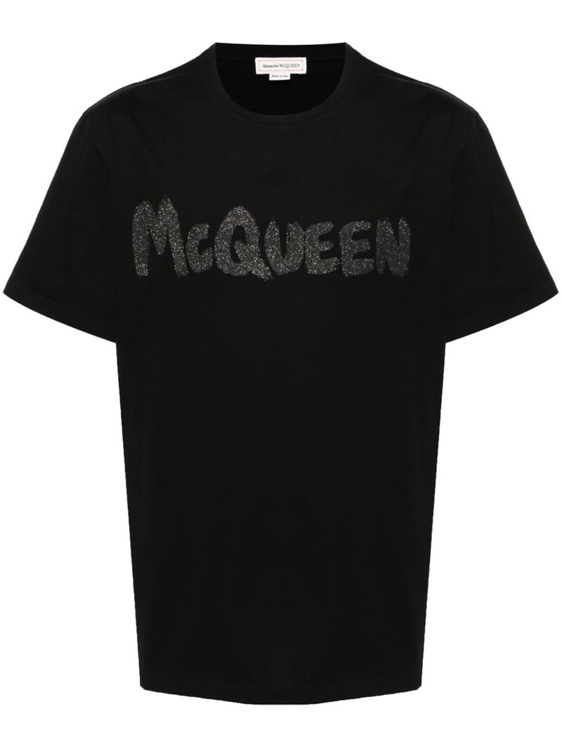 logo-print cotton T-shirt 1