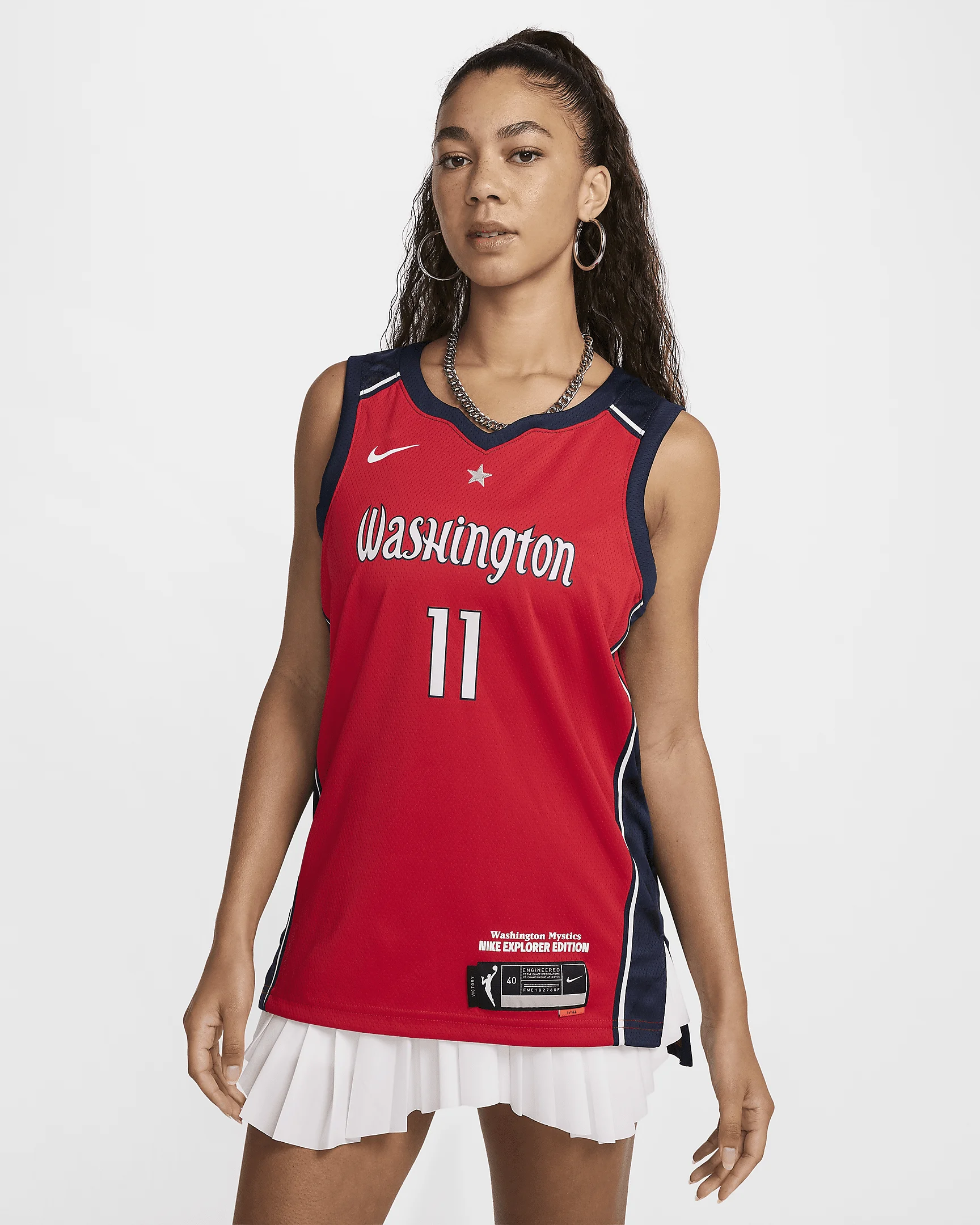 Washington Mystics Explorer Edition Nike Women's Dri-FIT WNBA Victory Jersey - 1
