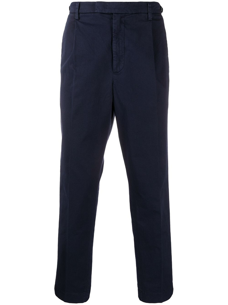 tapered straight leg trousers 1