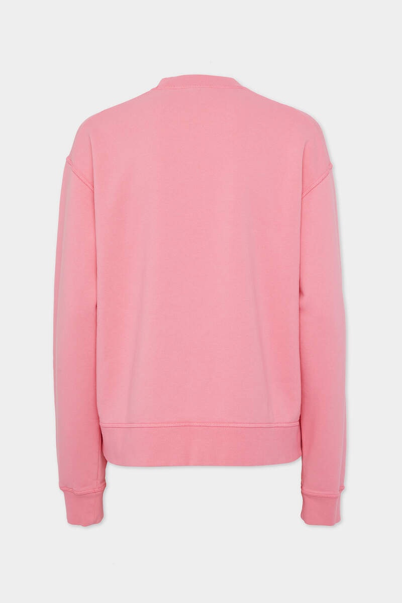 BRUSHED FLEECE DSQUARED2 COOL FIT SWEATSHIRT - 2