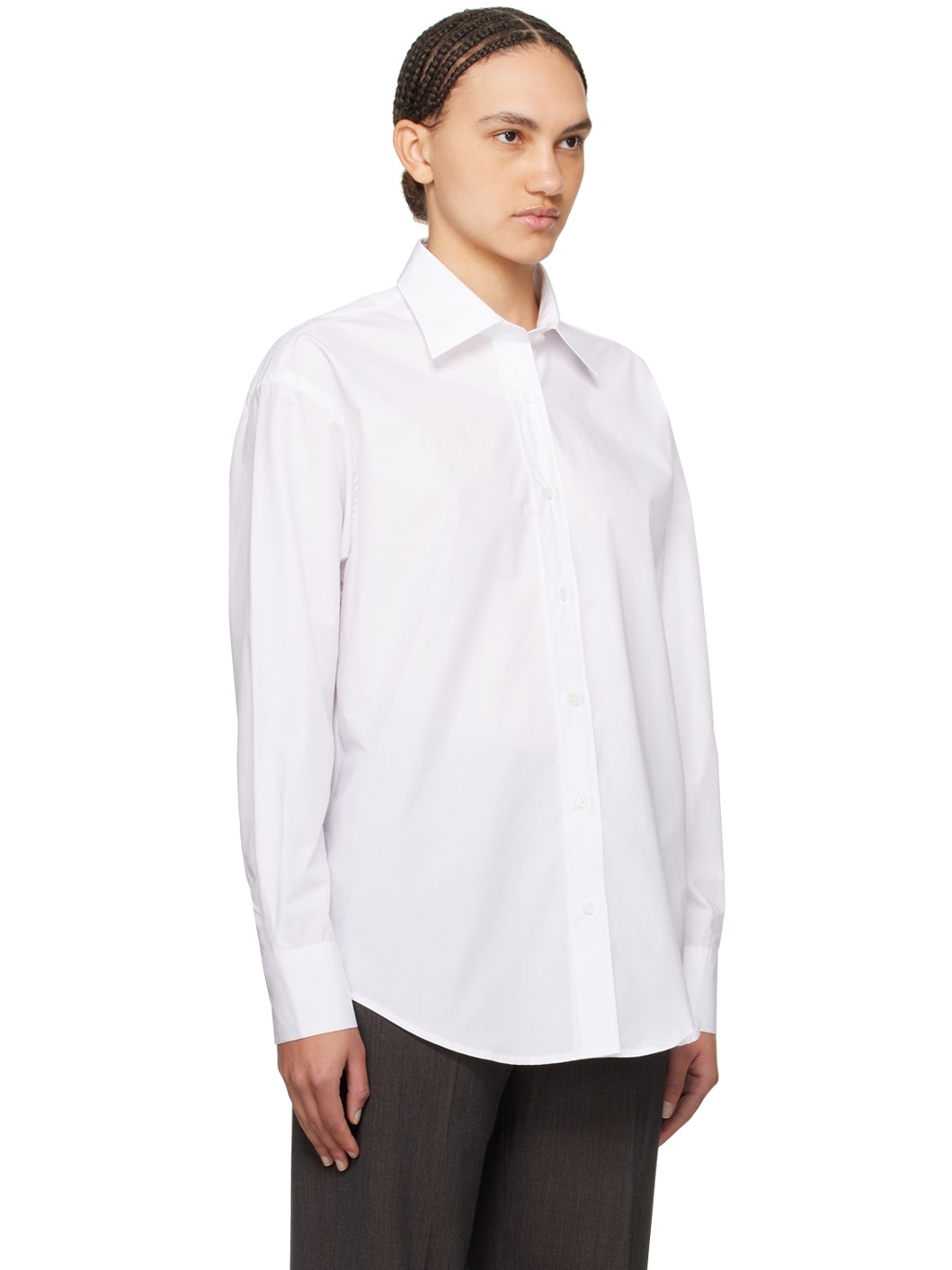 White Oversized Shirt - 2