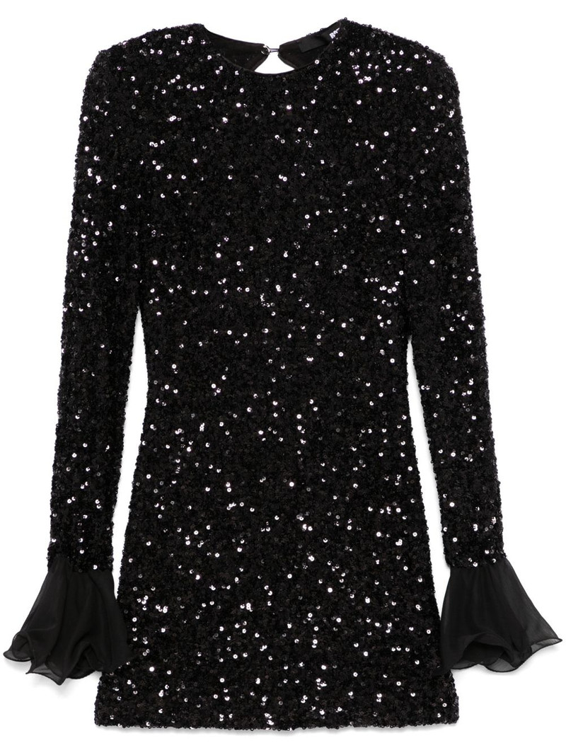 sequinned mini dress 1