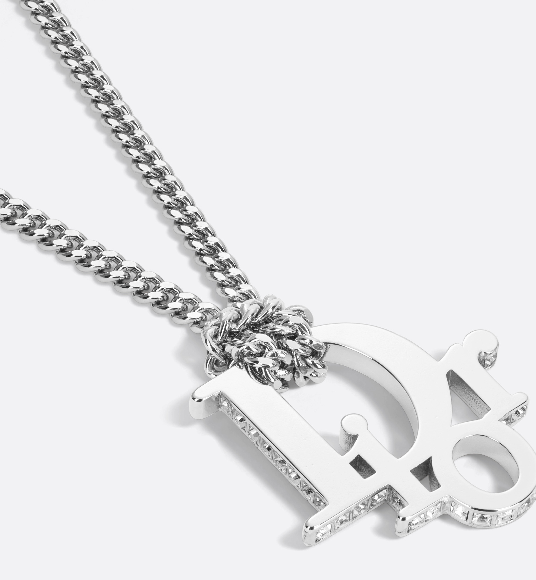 Dior Oblique Pendant Necklace - 4