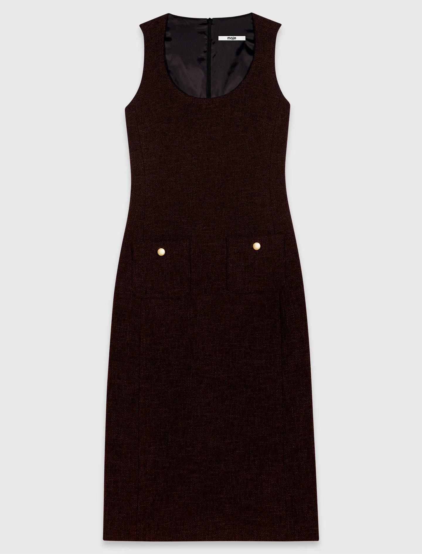 Midi tweed dress - 1