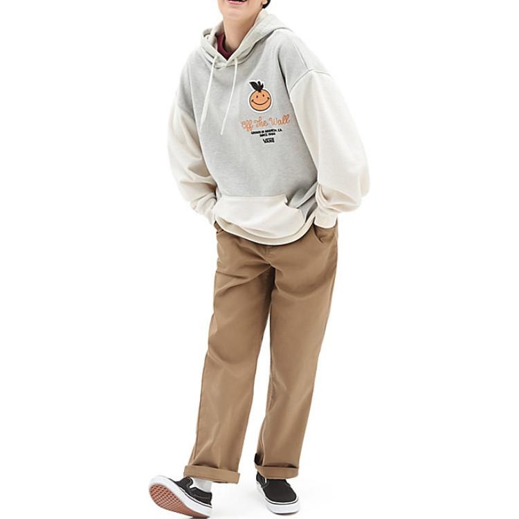 (WMNS) Vans Anaheim OG Hoodie 'Light Grey' VN0A7ROJOHC - 3
