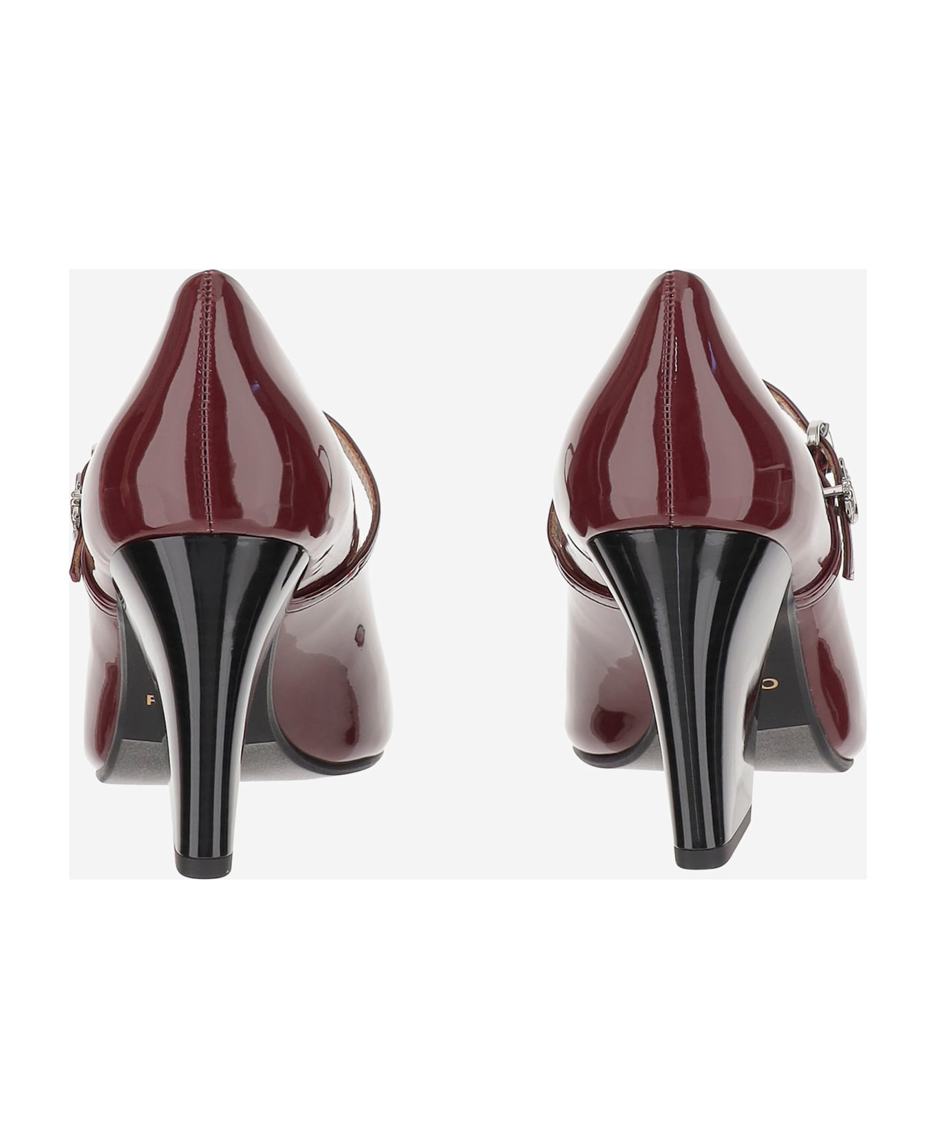 Shiny Leather Pumps - 4
