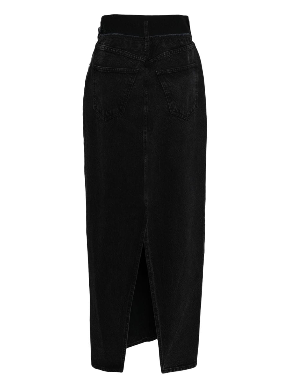 high-waist denim skirt - 2