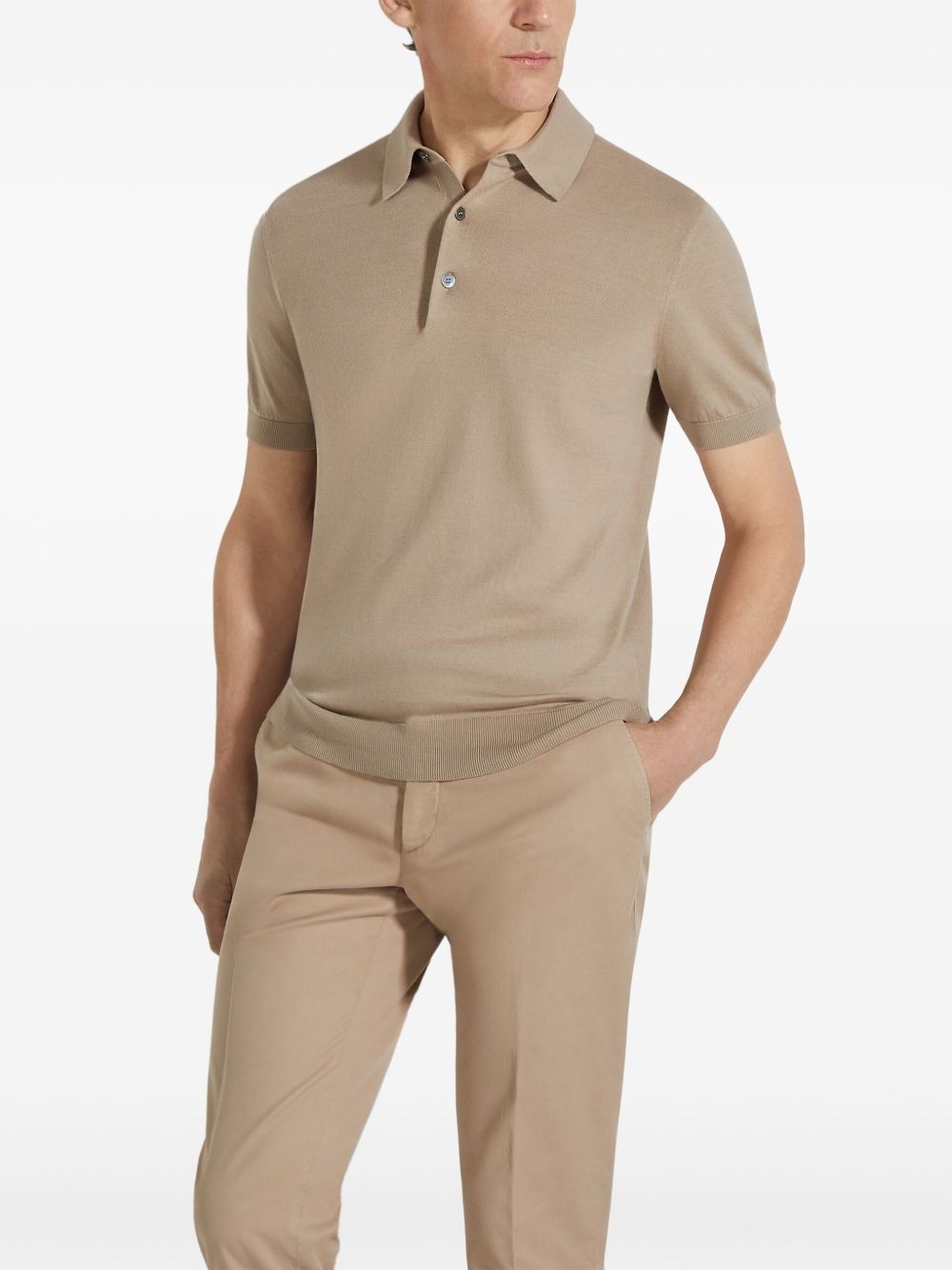 cotton polo shirt - 2