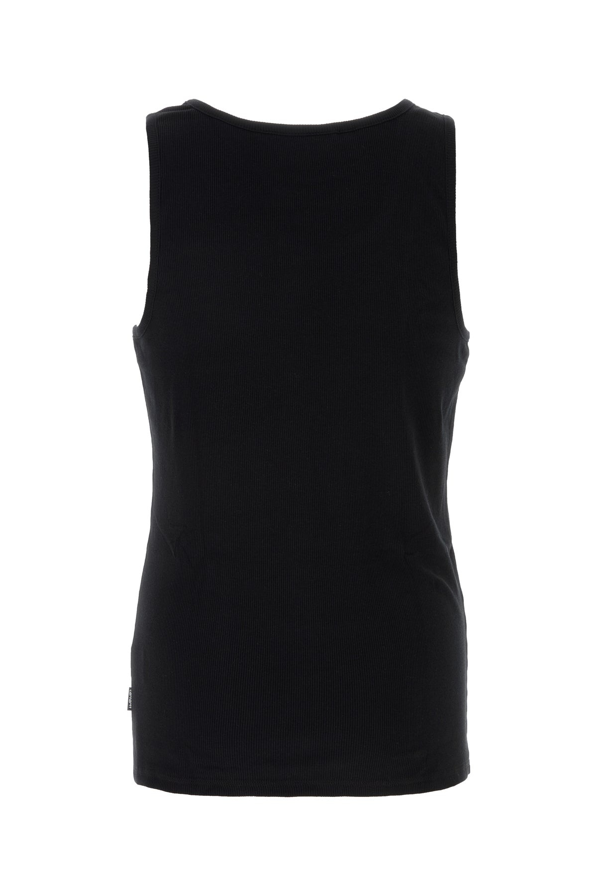 Black cotton A-Shirt - 2