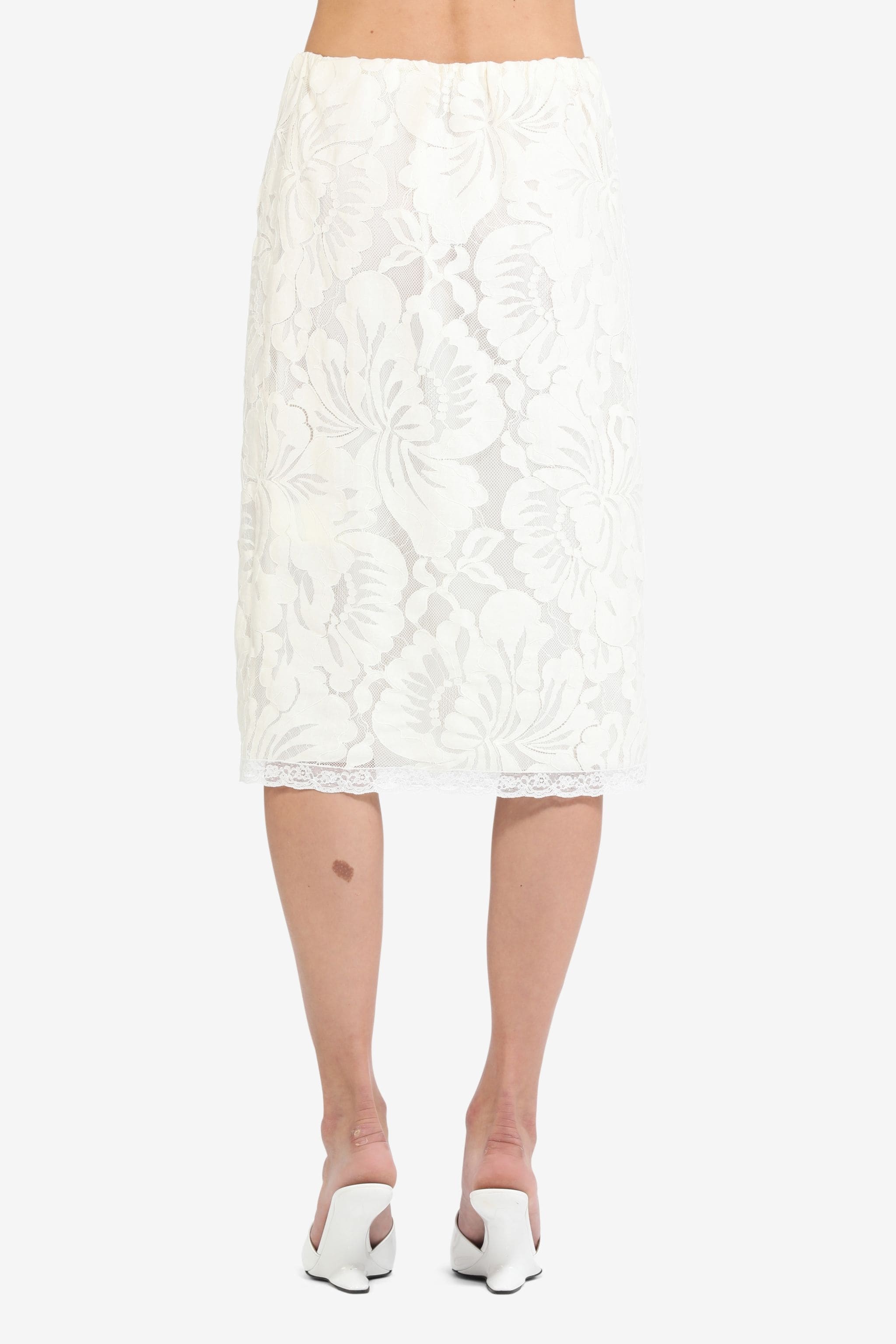 FLORAL-APPLIQUÉ SKIRT - 2