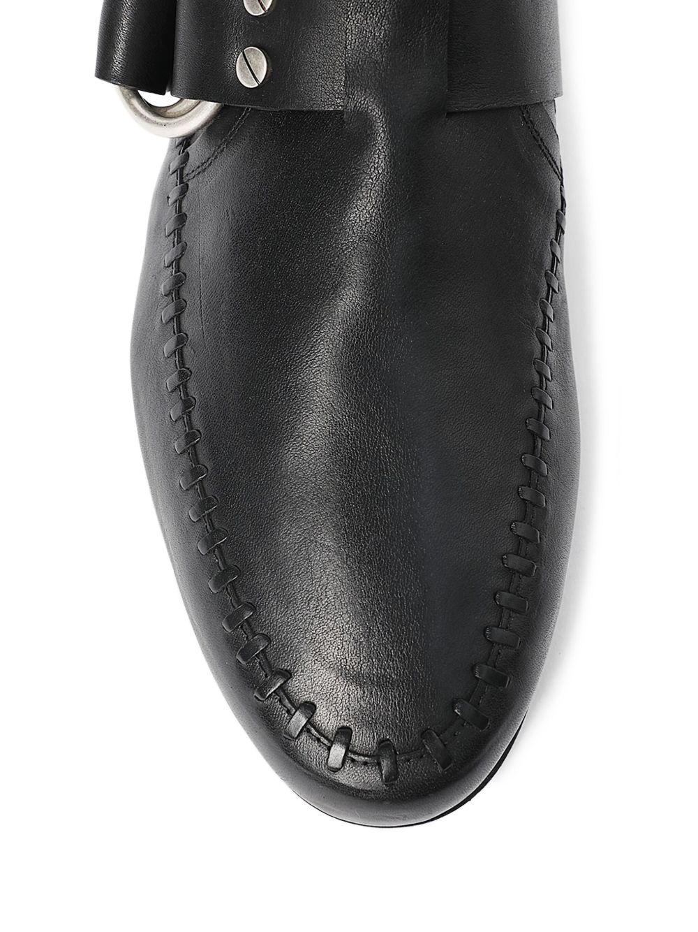 leather mules - 4