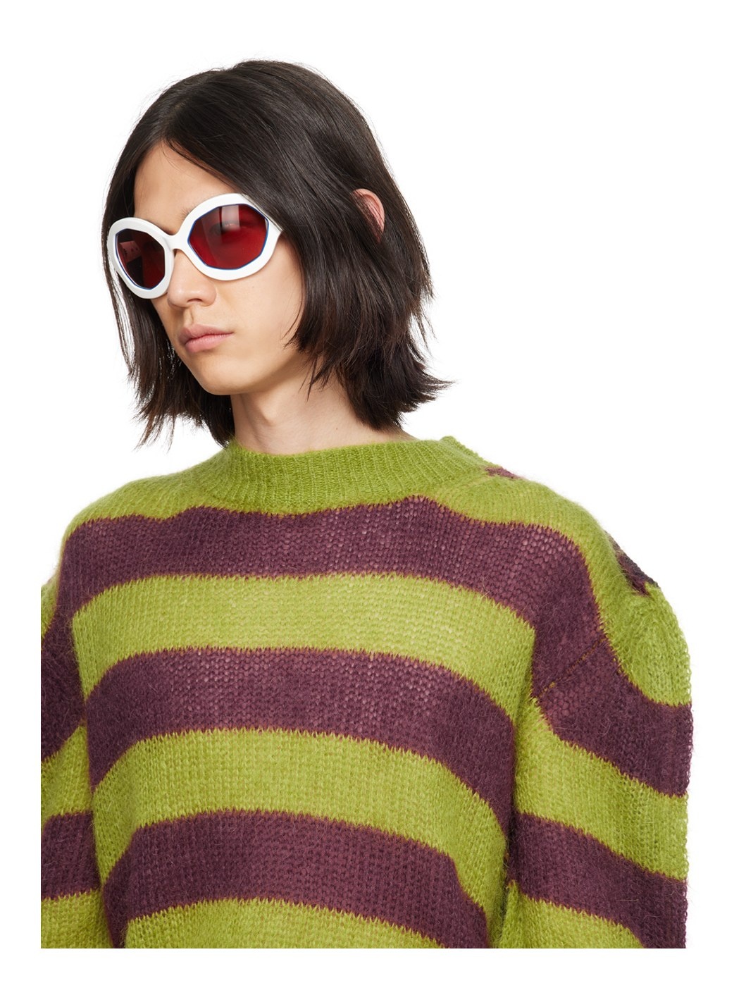 White RETROSUPERFUTURE Edition Cumulus Cloud Sunglasses - 4