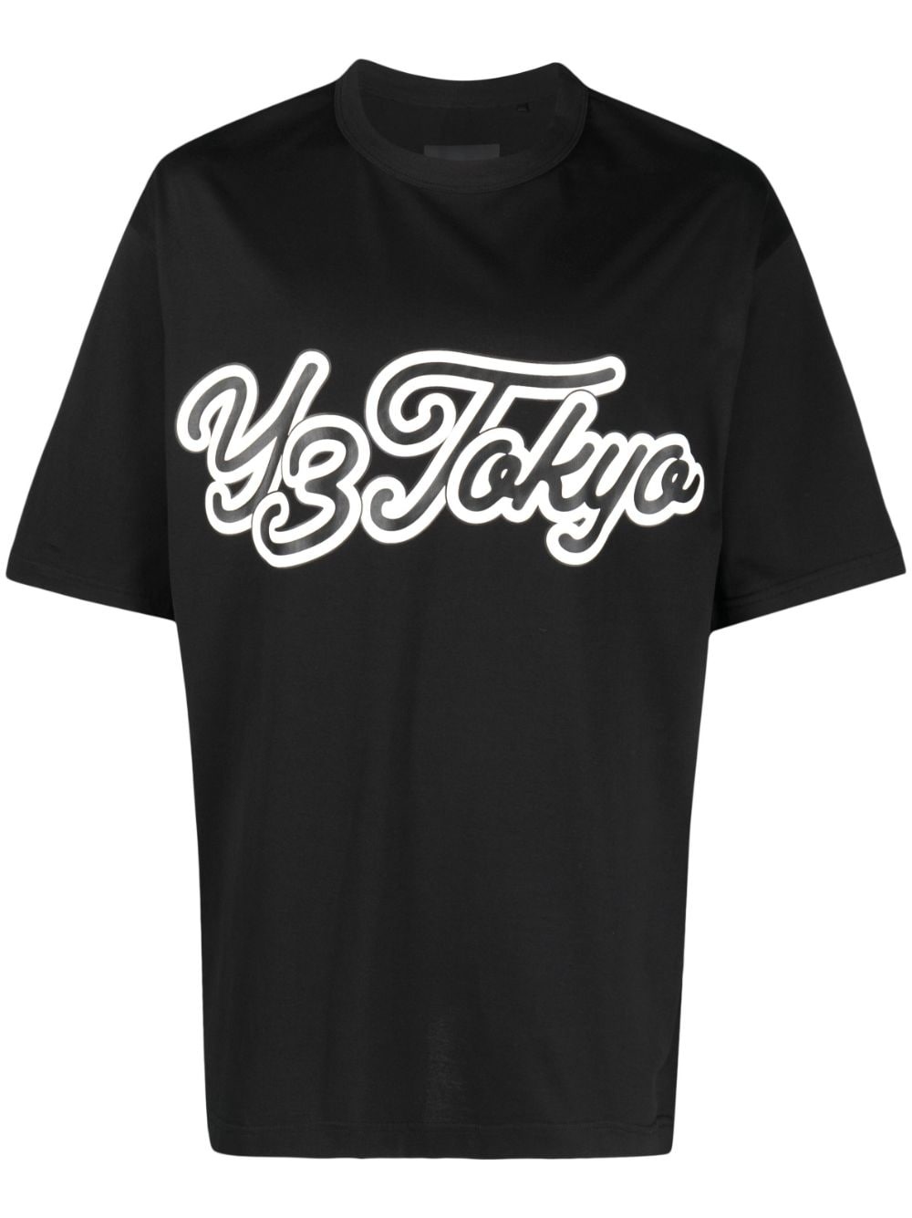 GFX S/S logo-flocked T-shirt - 1