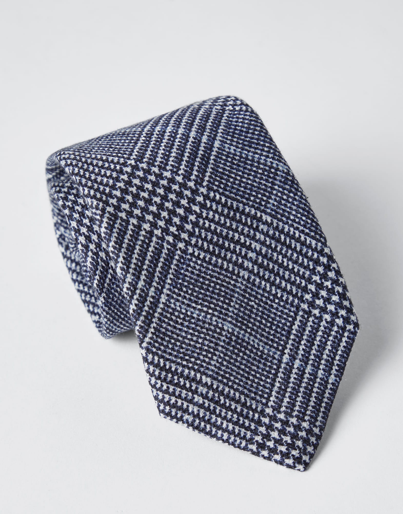 Linen and silk Prince of Wales tie - 2
