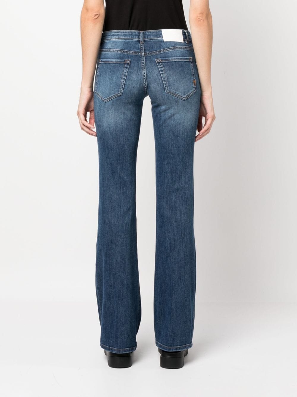 low-rise bootcut jeans - 4
