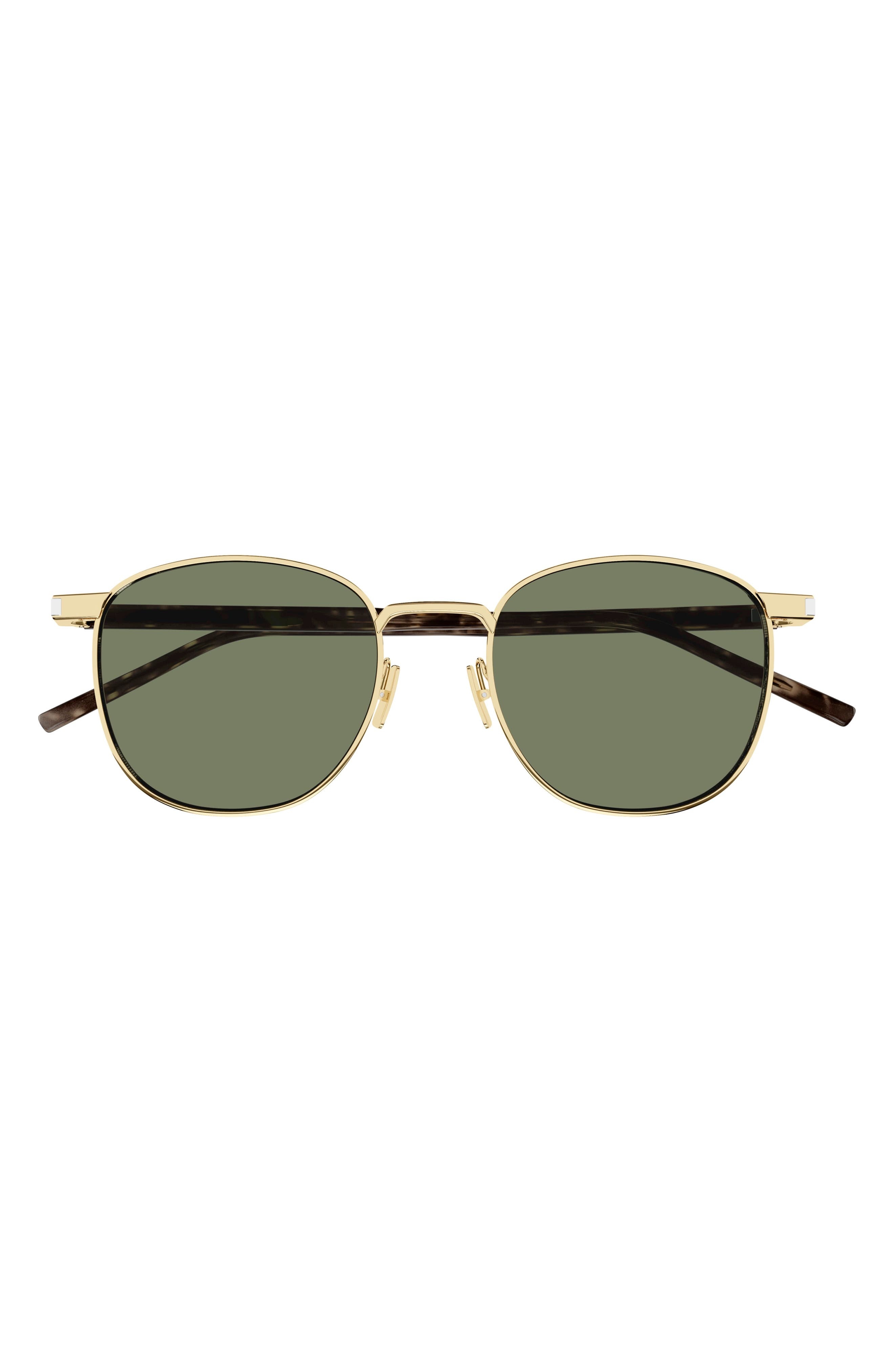 Saint Laurent 51mm Phantos Sunglasses in Gold at Nordstrom - 1