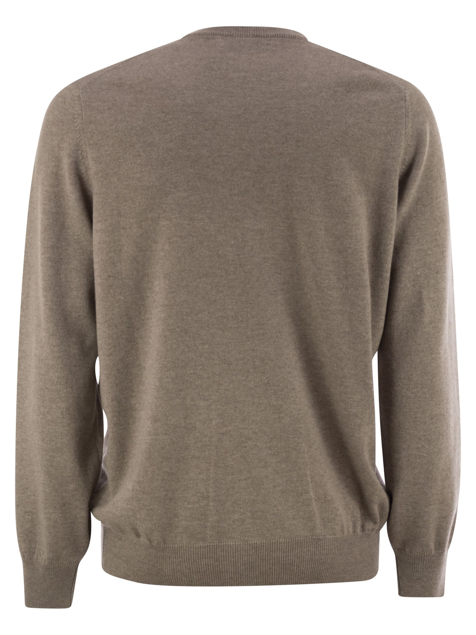 Brunello Cucinelli Men Pure Cashmere Crew-Neck Sweater - 2