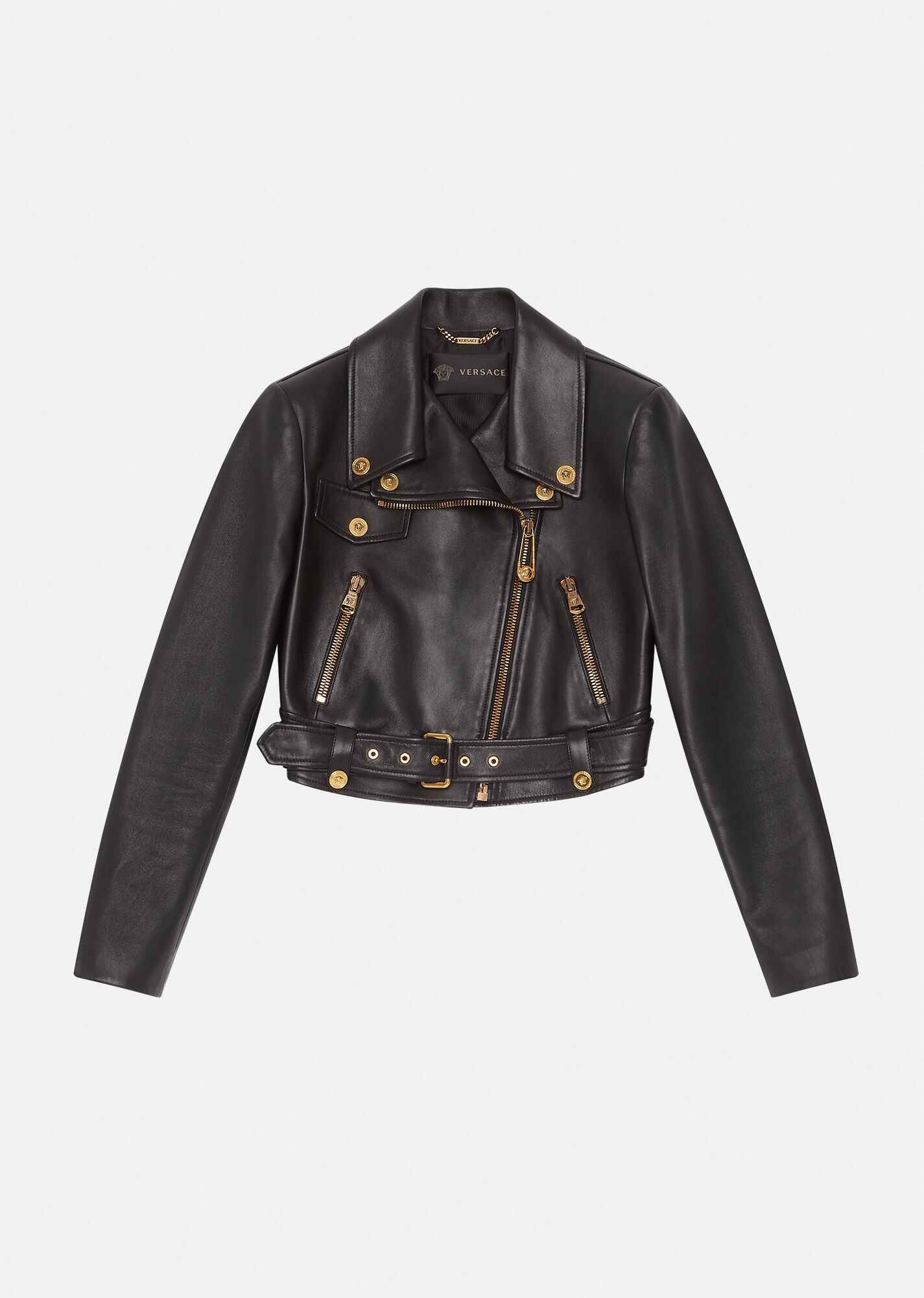 Nappa Leather Biker Jacket - 1