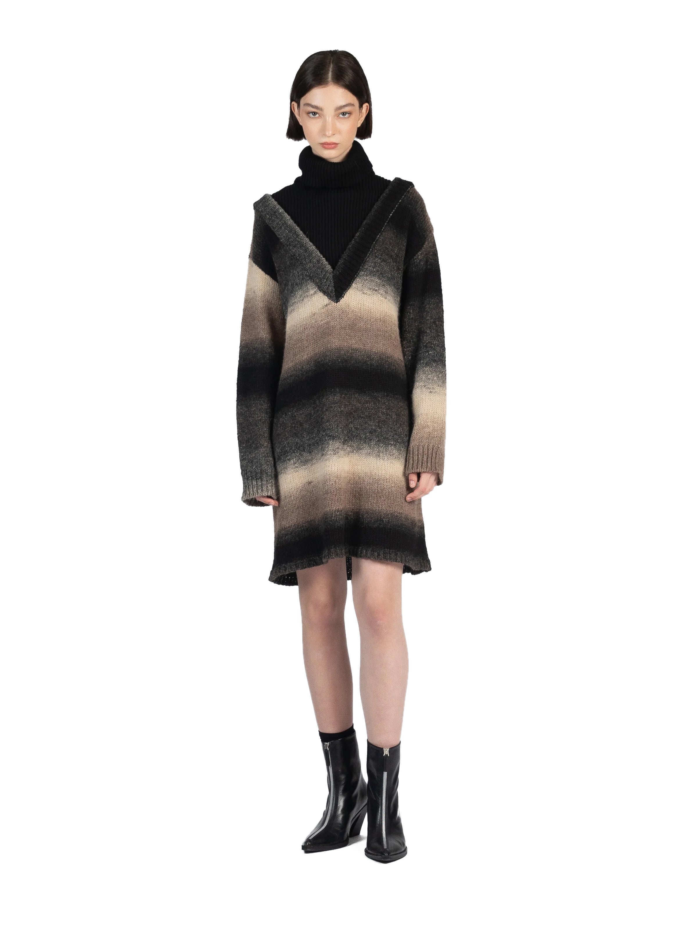Gradient Knit Dress - 1