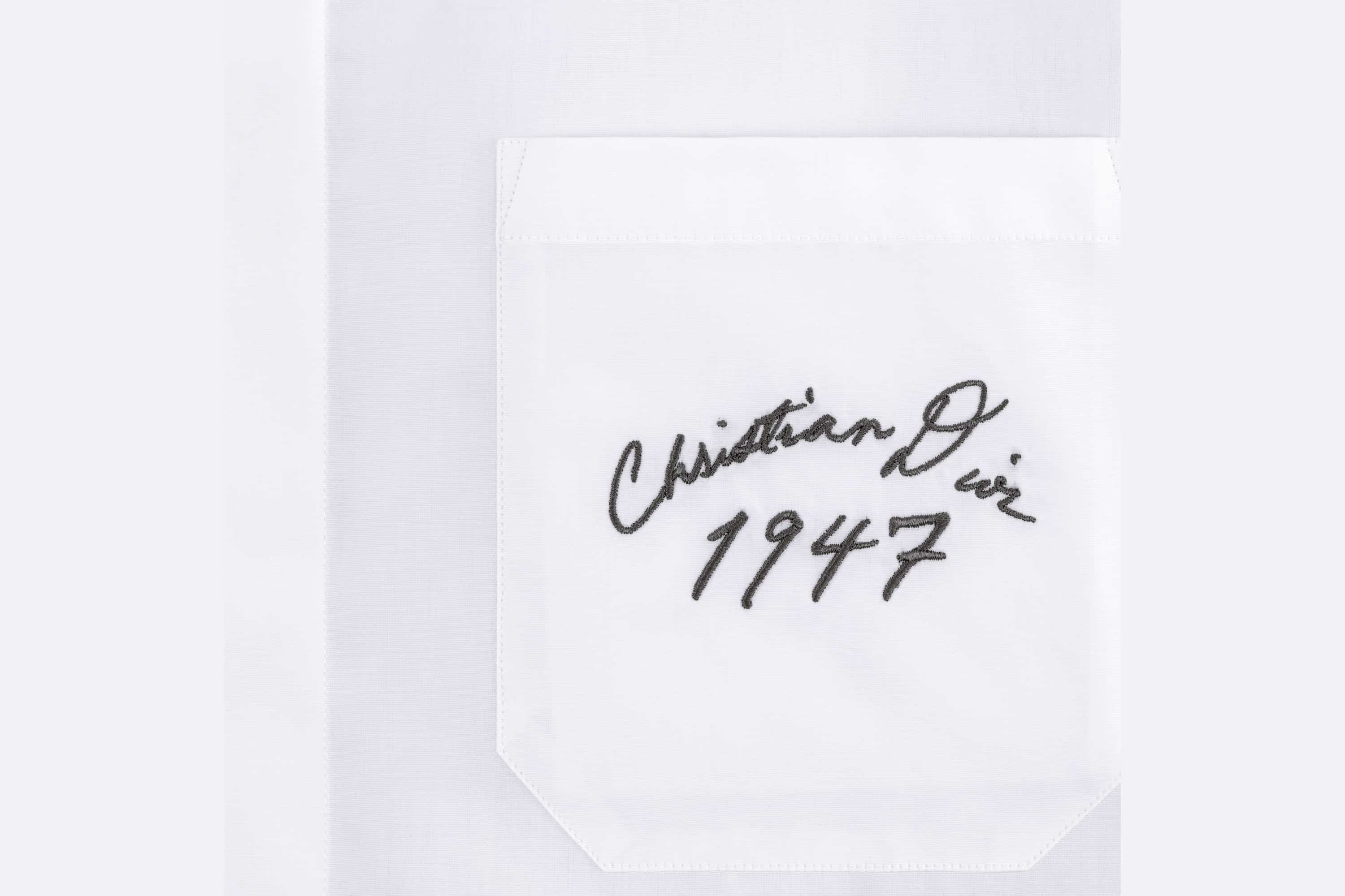 Handwritten Christian Dior 1947 Short-Sleeved Shirt - 6