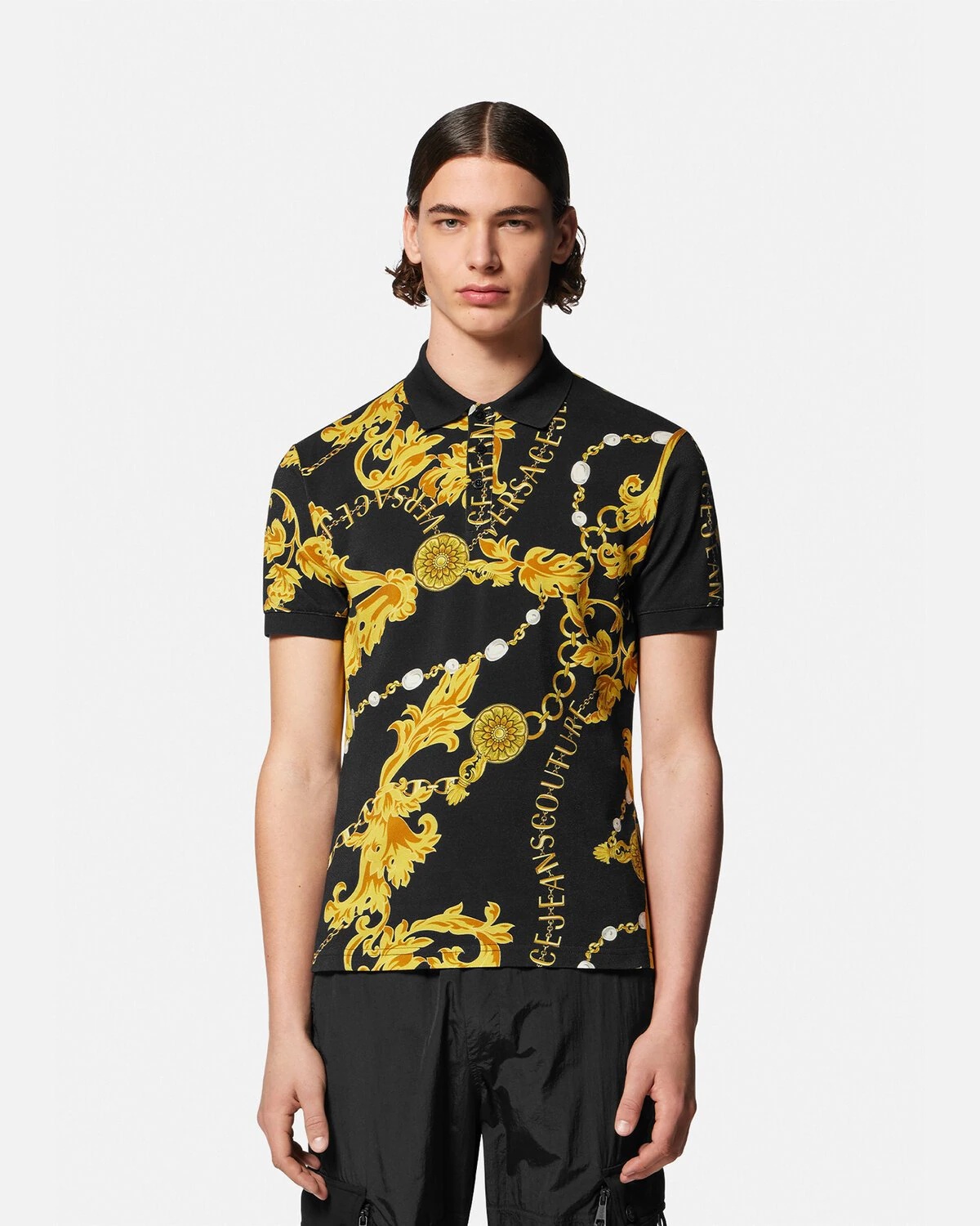 Chain Couture Polo Shirt - 3