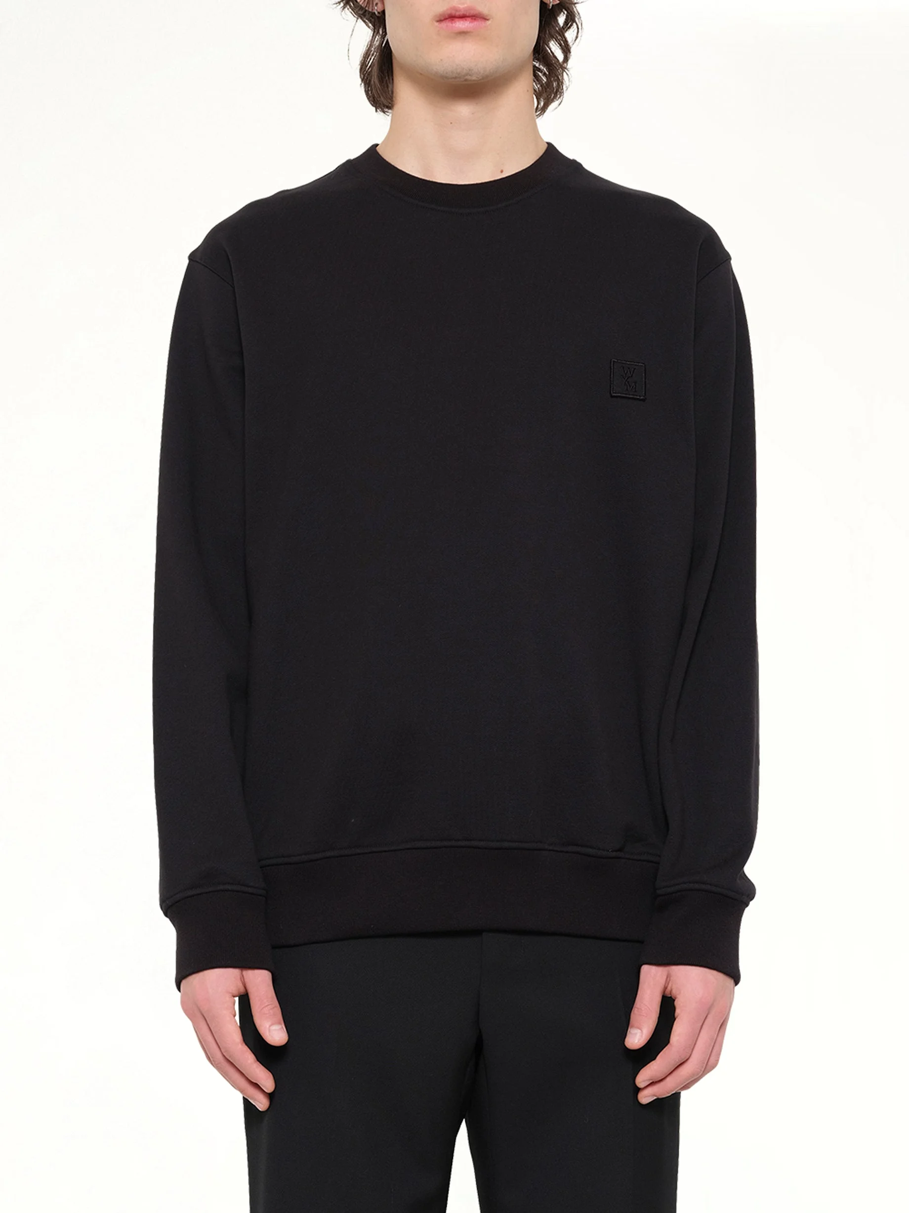 Back Logo Sweatshirt in Black - 1