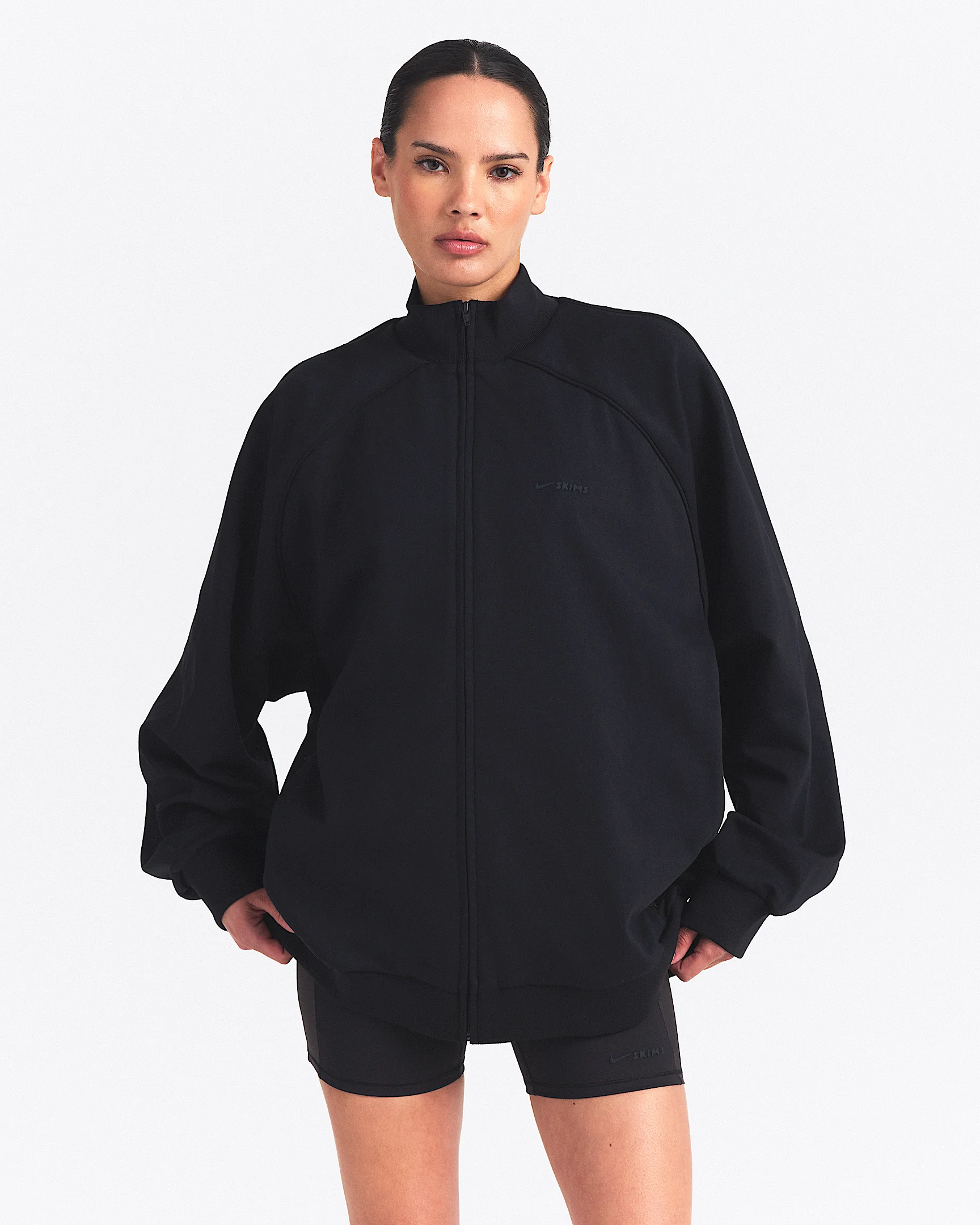 NikeSKIMS Matte Tricot Women's Oversized Full-Zip Track Jacket - 1