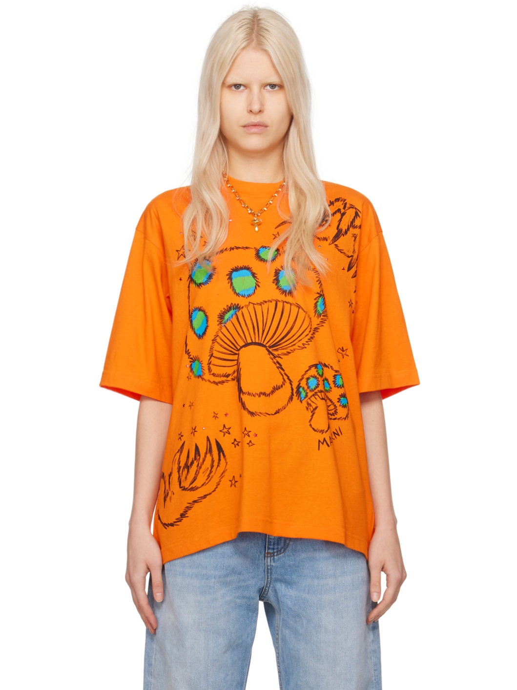 SSENSE Exclusive Orange T-Shirt - 1