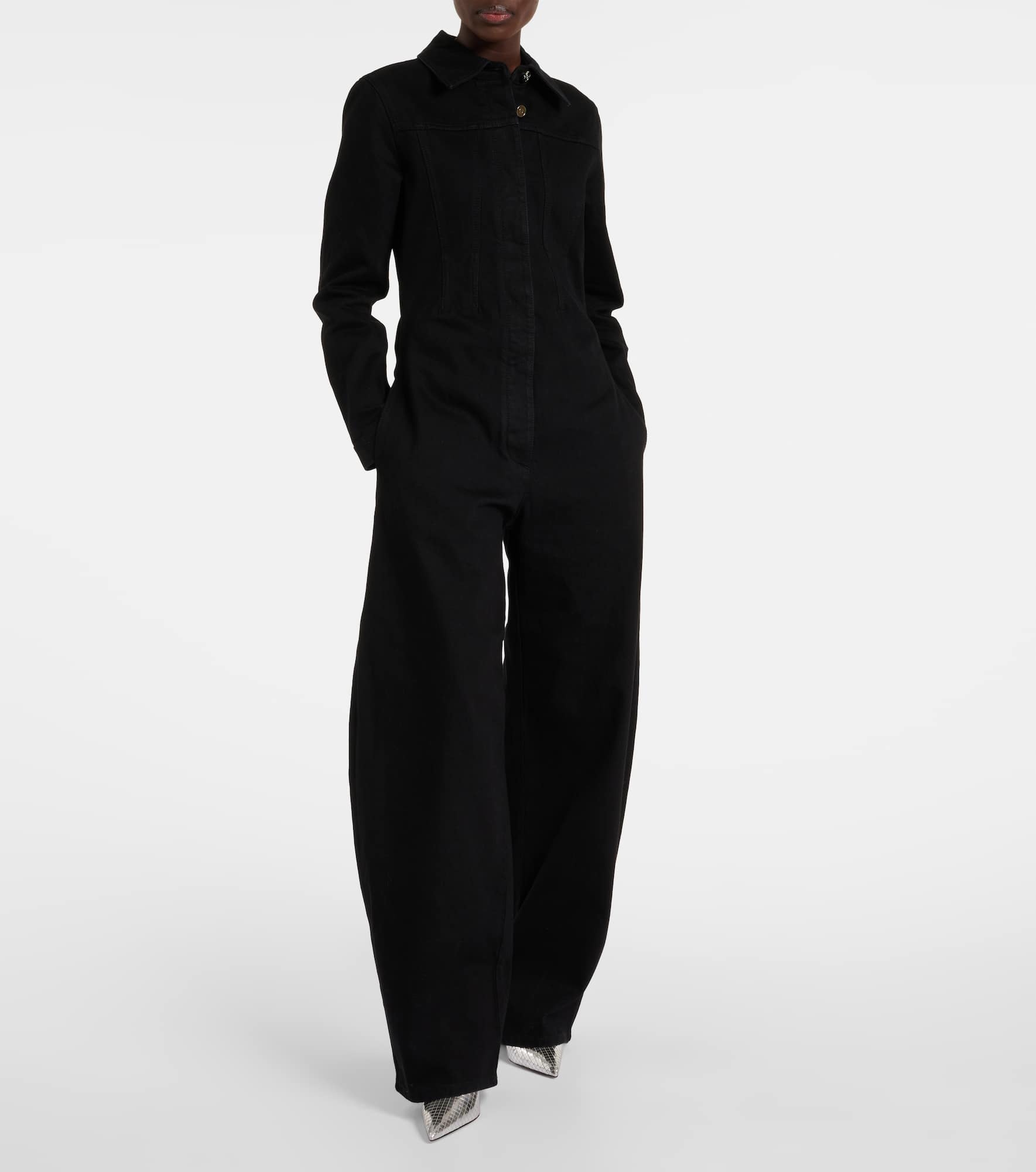 Denim jumpsuit - 2