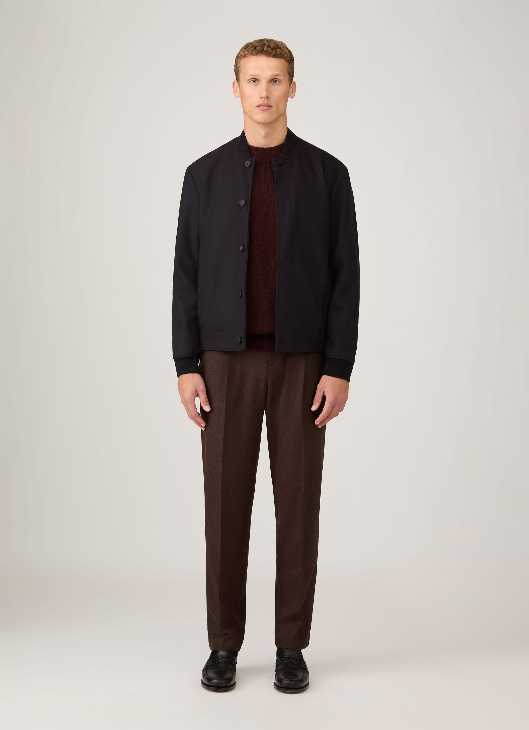 Wool Bomber Jacket - 3