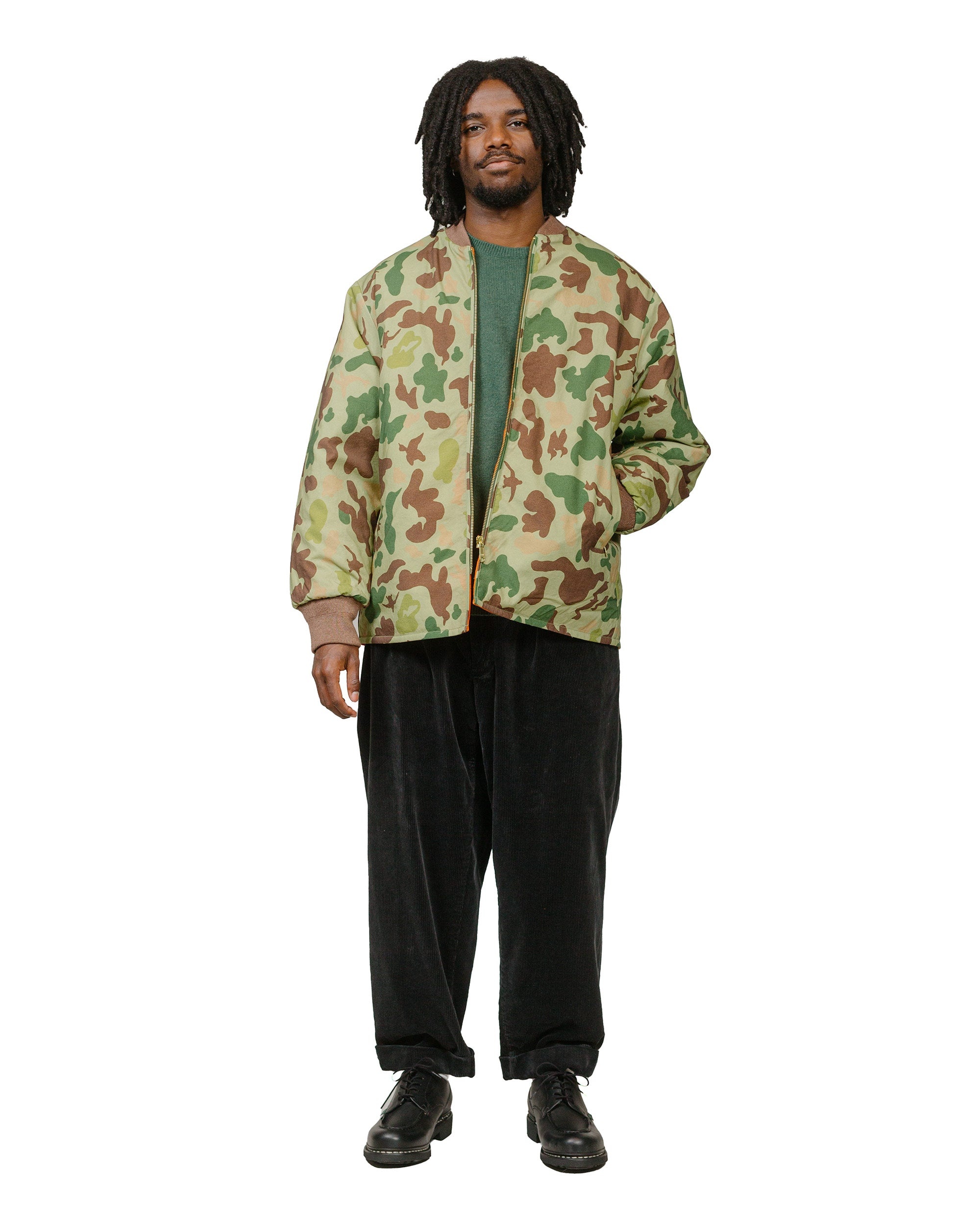 Reversible Puff Blouson Animal Camo Olive - 7