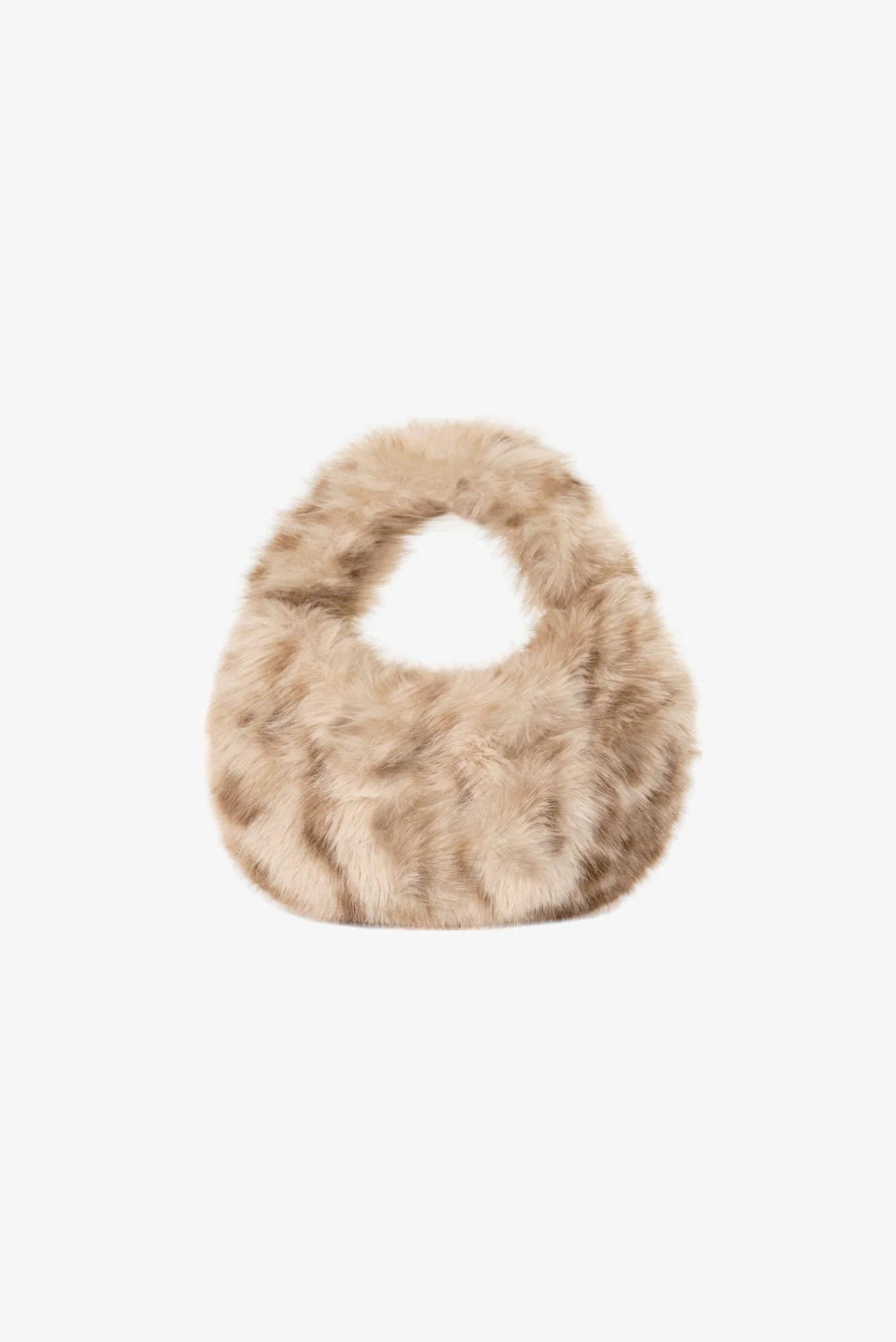 ALIX LEO | Mini Faux Fur Hobo Bag - 1