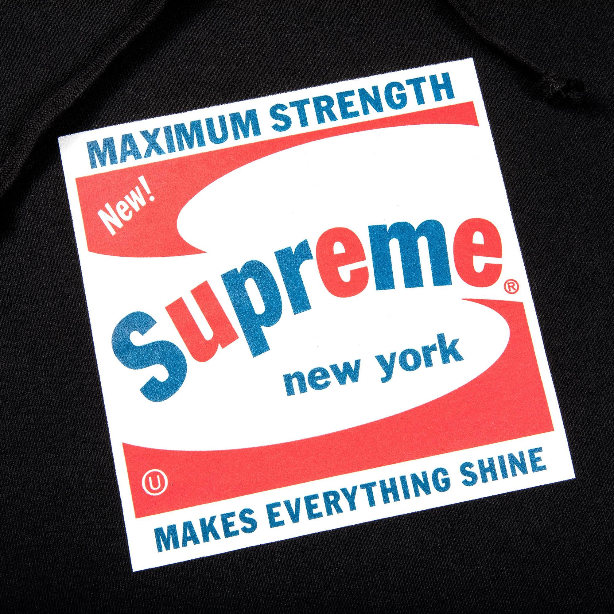 Supreme Shine Hooded Sweatshirt 'Black' - 2