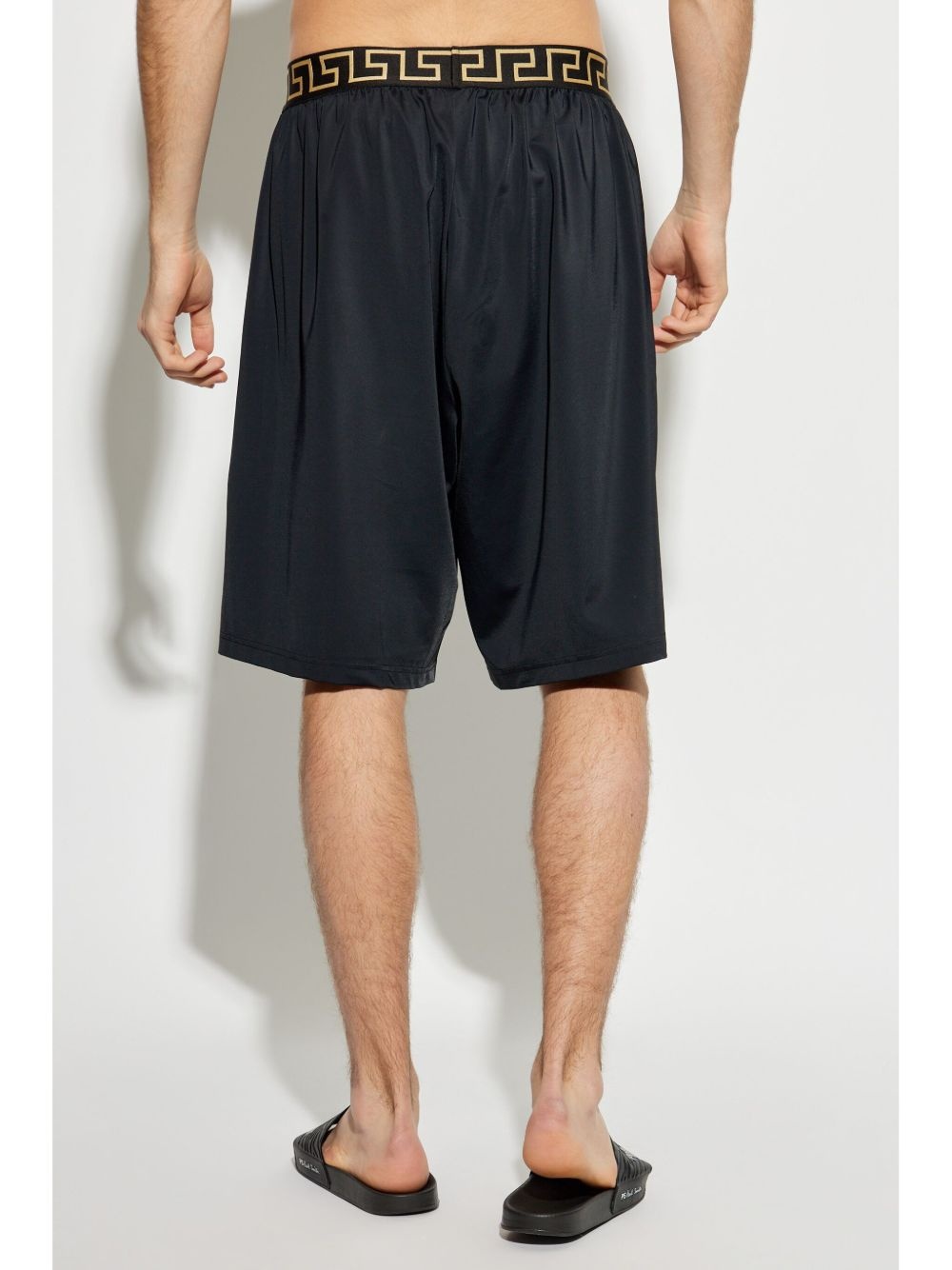 Greca-waistband shorts - 4