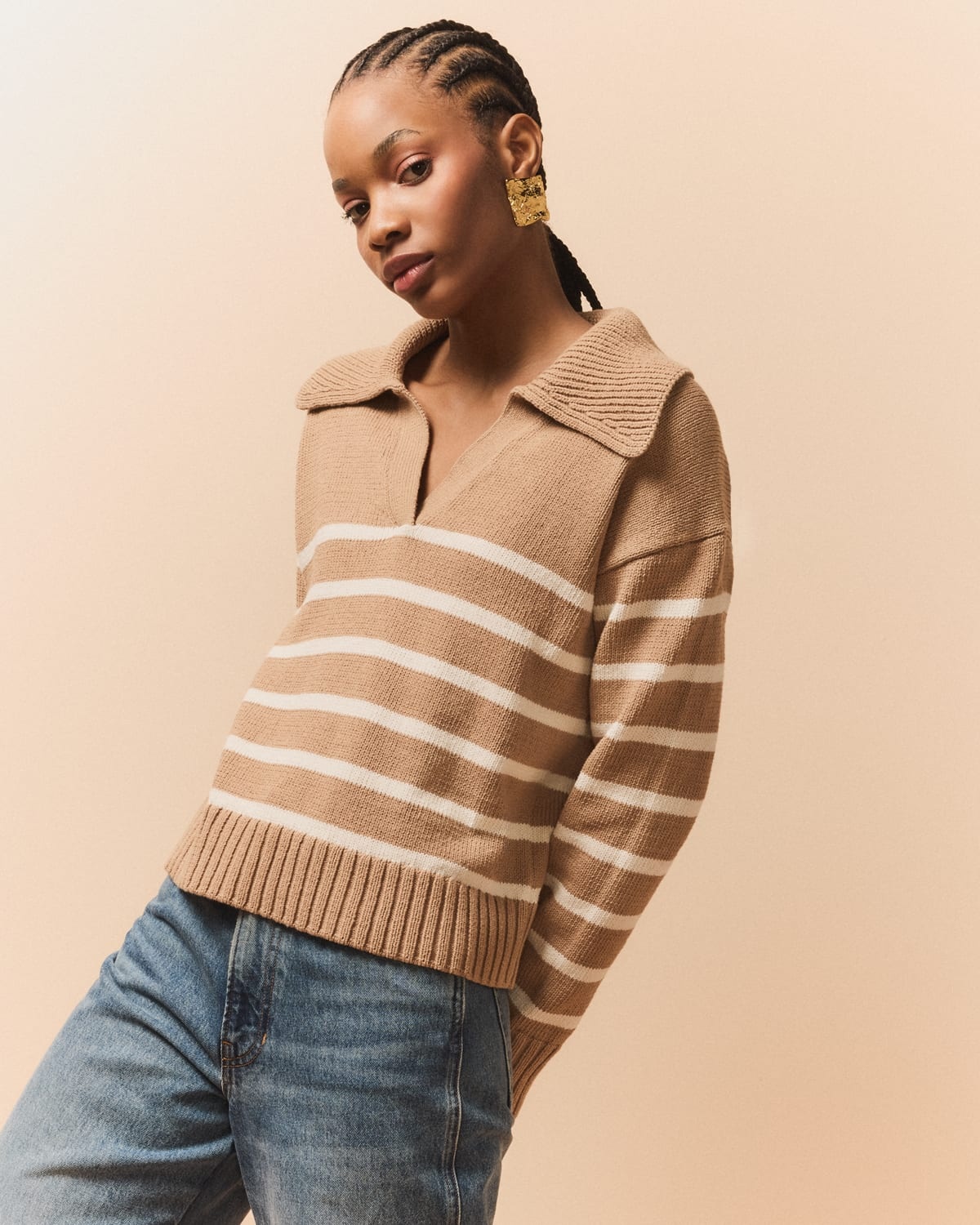 Jovie Stripe Pullover Sweater - 3