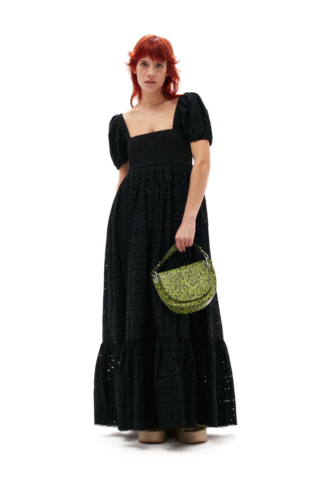 Broderie Anglaise Maxi Dress - 2