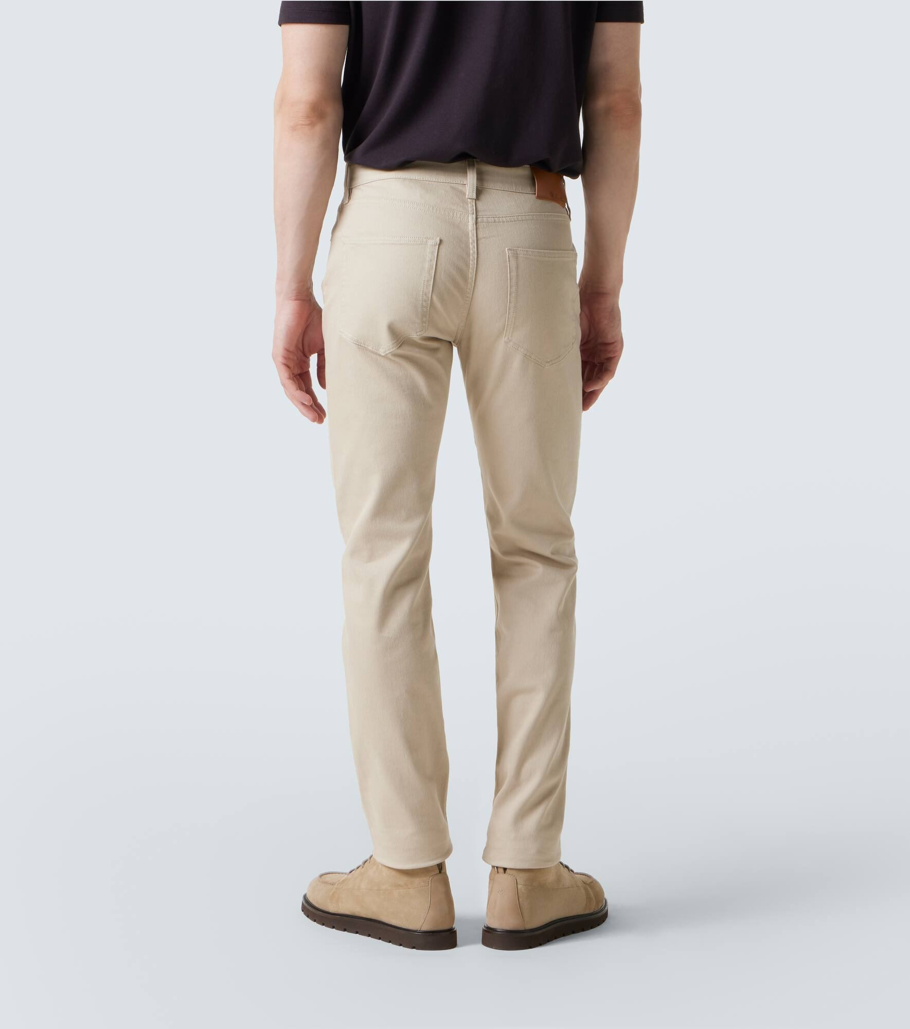 Cotton straight pants - 4