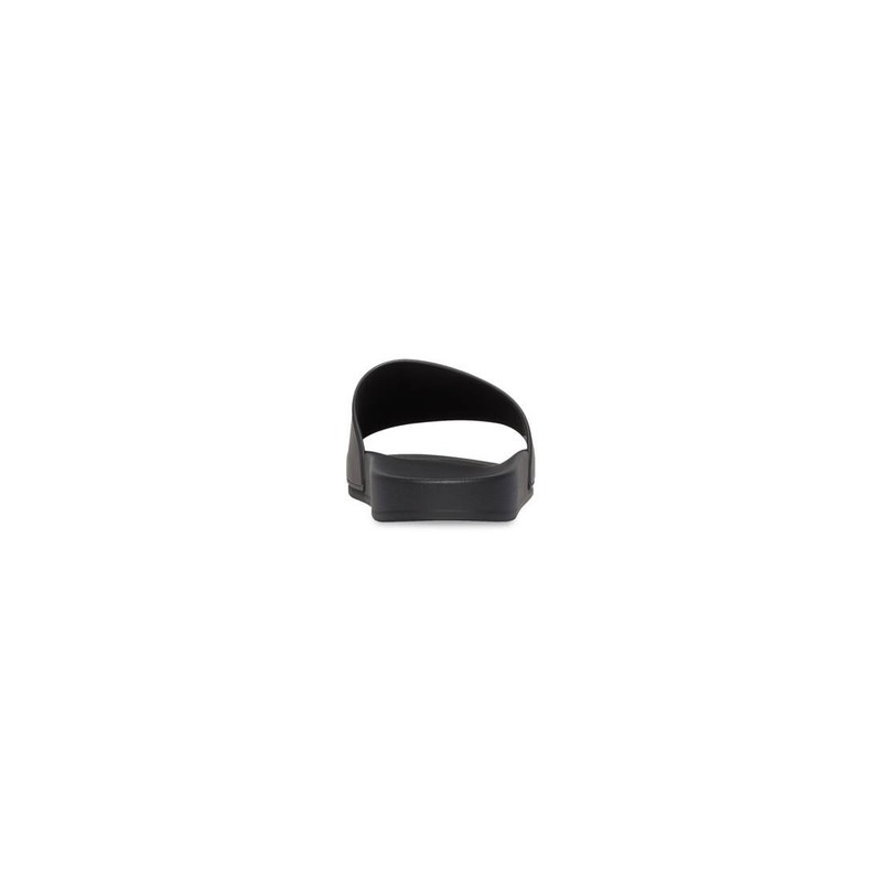 BALENCIAGA Women's Cities New York Pool Slide Sandal  in Black outlook