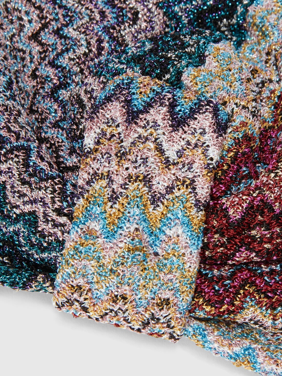 Zigzag viscose blend turban - 2