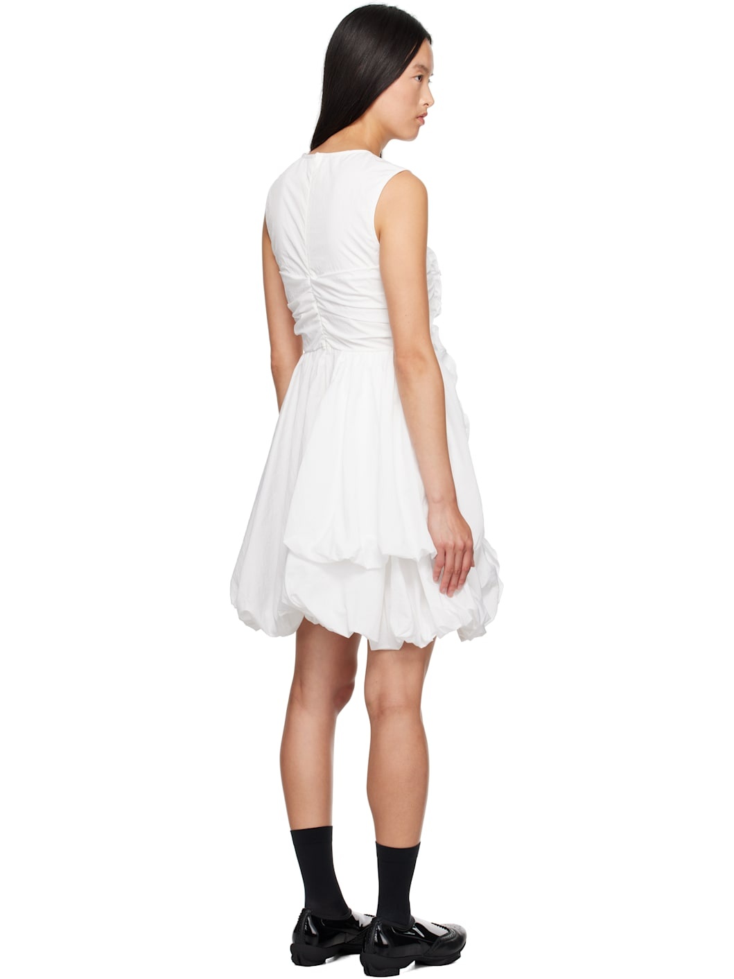White Olivia Minidress - 3