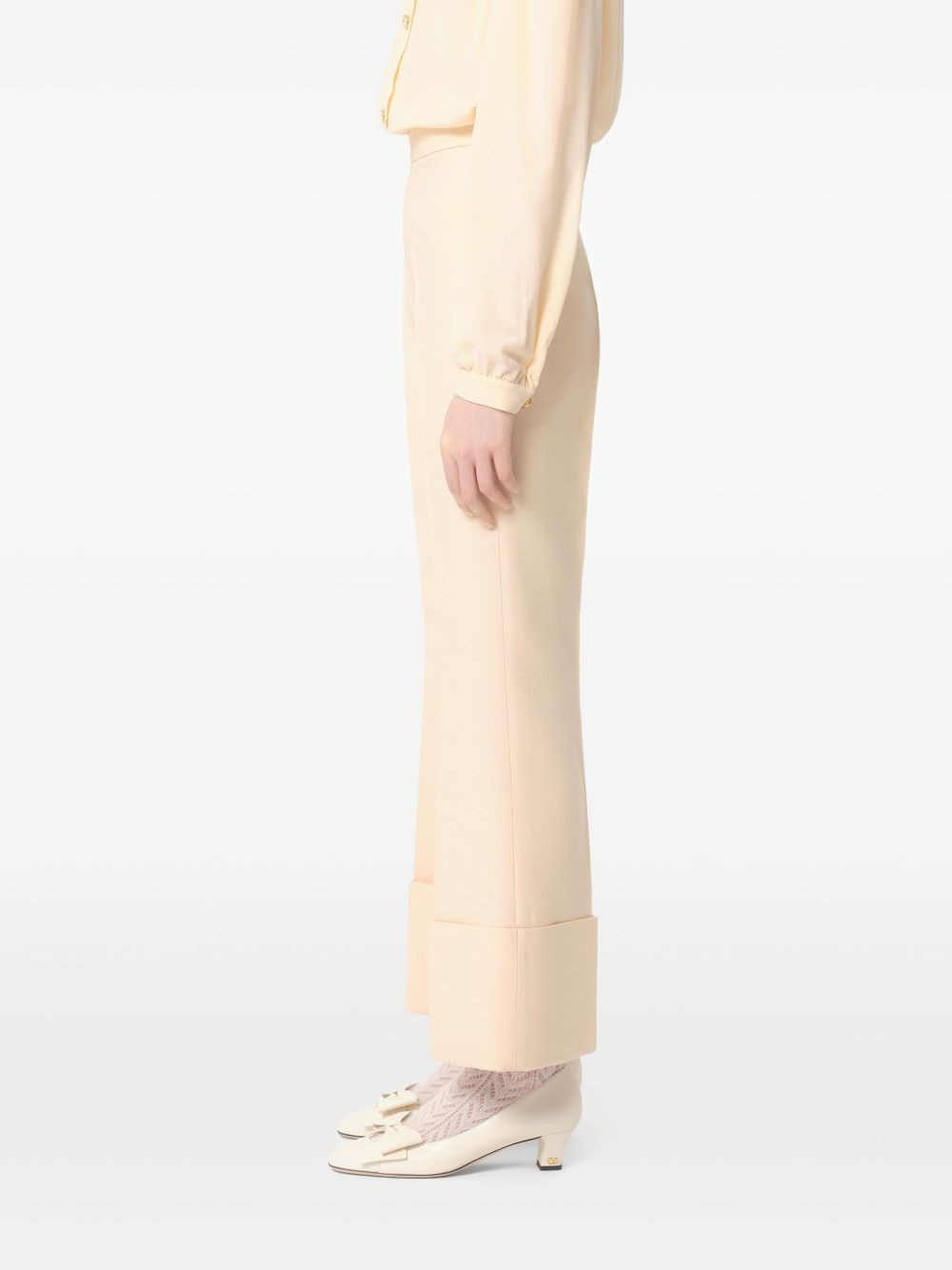 turn-up hem trousers - 5