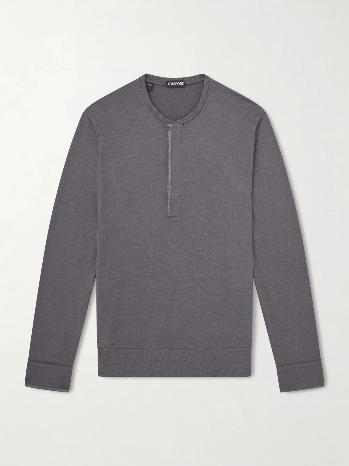 Slim-Fit Cashmere, Wool and Silk-Blend Sweatshirt - 1