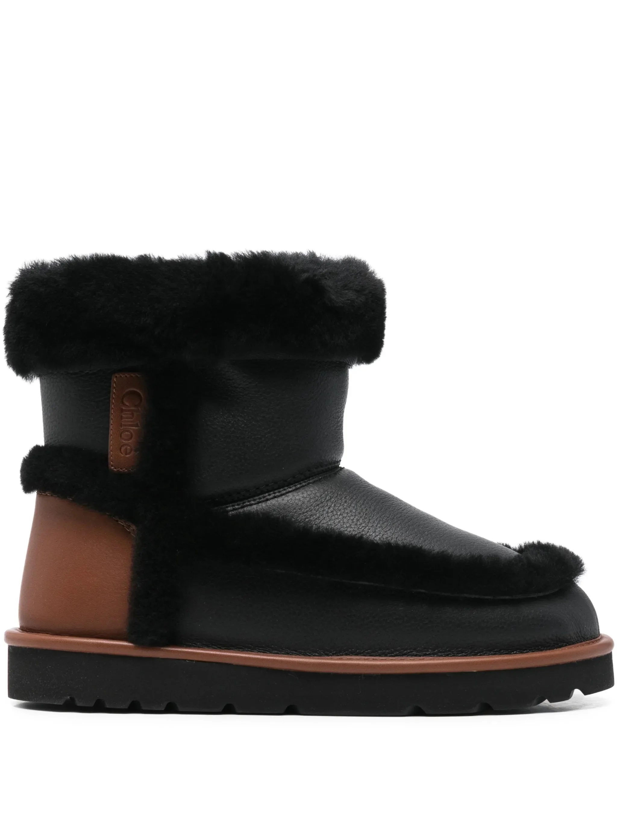 Dolcie shearling-leather boots - 1