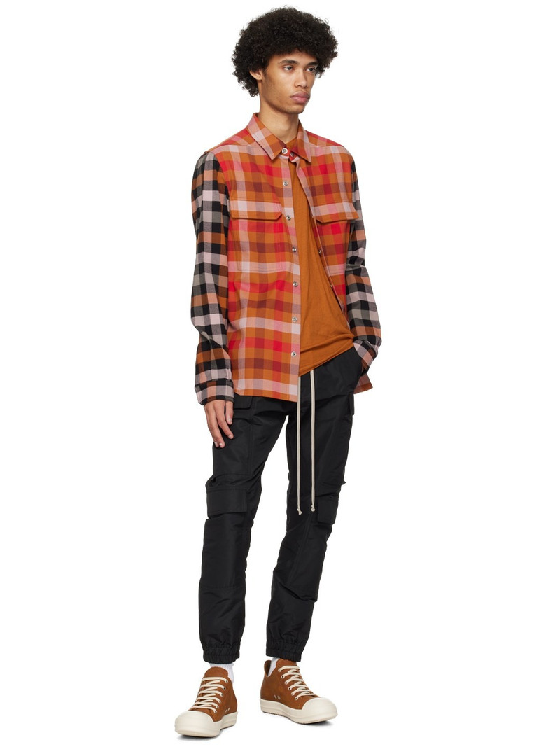 Rick Owens Orange Low Sneakers outlook